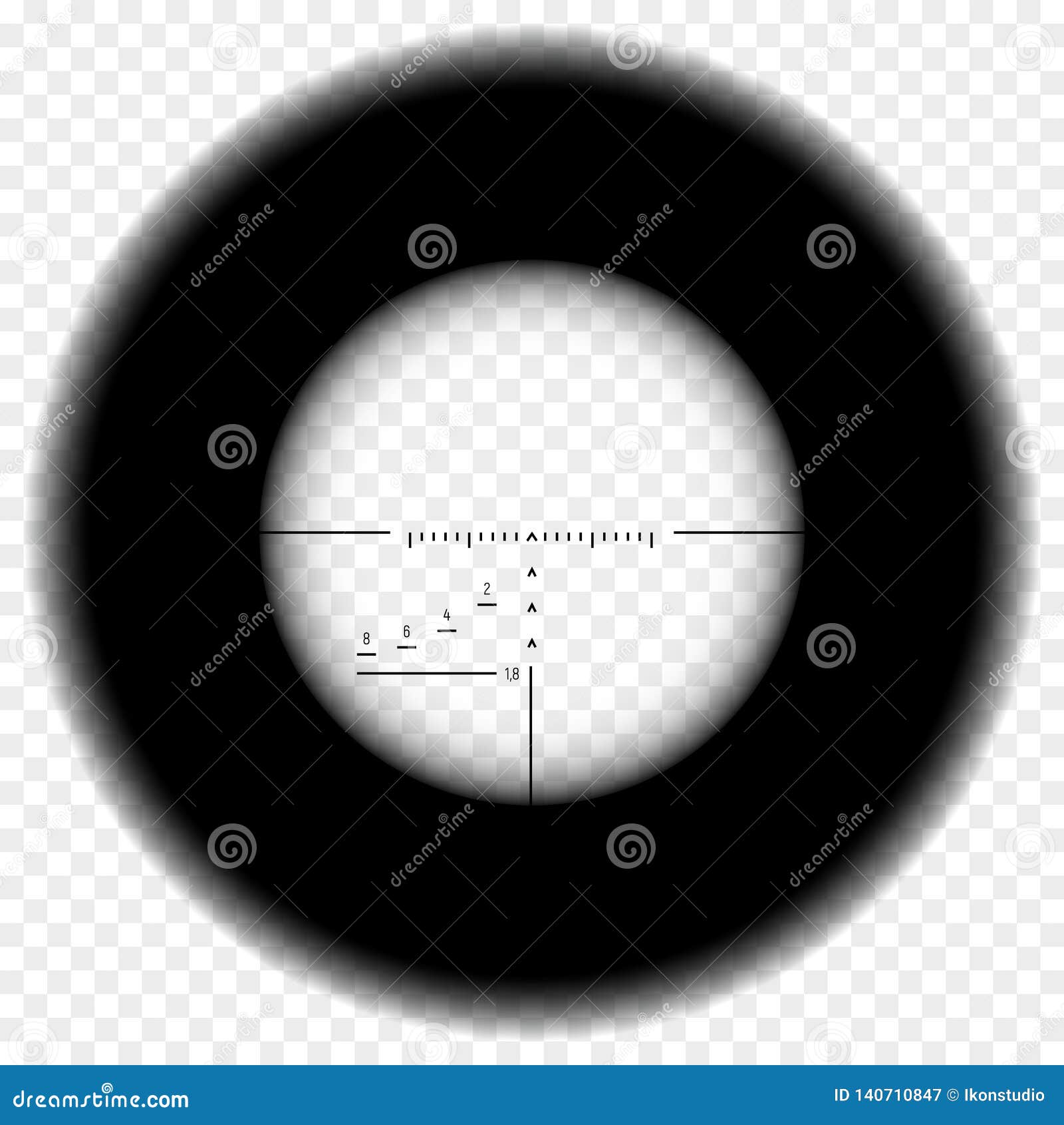 sniper rifle scope view