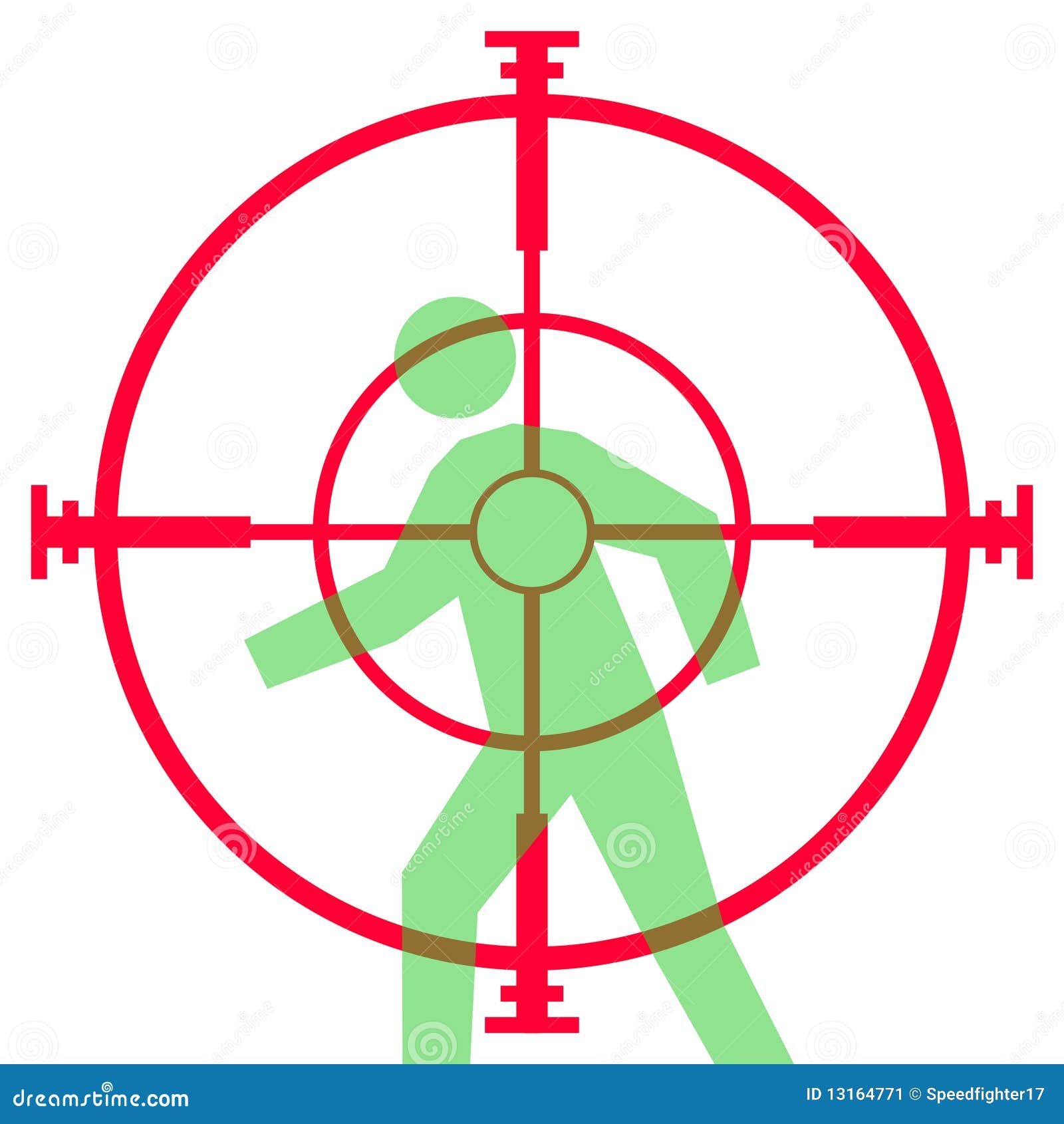 sniper rifle sight or scope