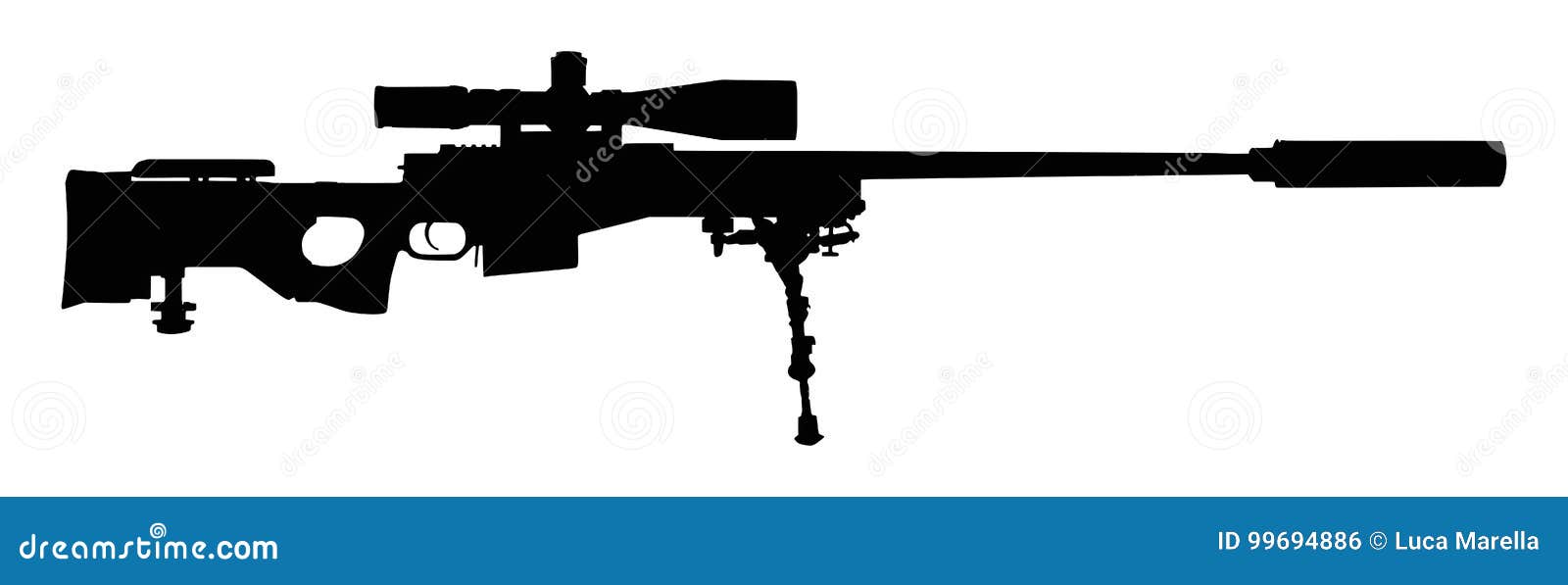 sniper rifle silhouette