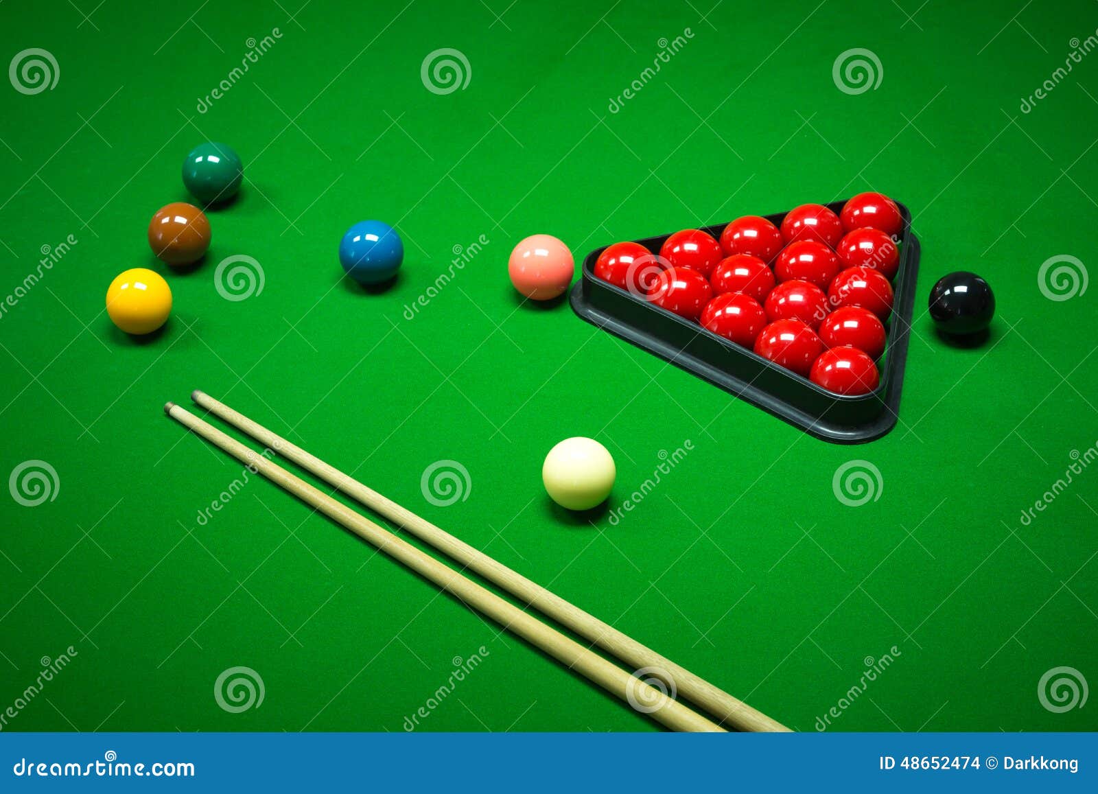 Snooker balls set stock photo. Image of competition, game 48652474