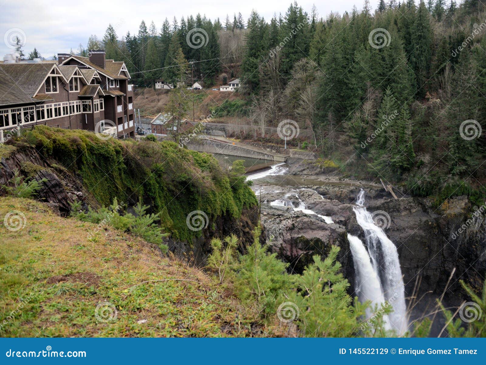 Snoqualmie Falls stock image. Image of waterfall, hydro 145522129