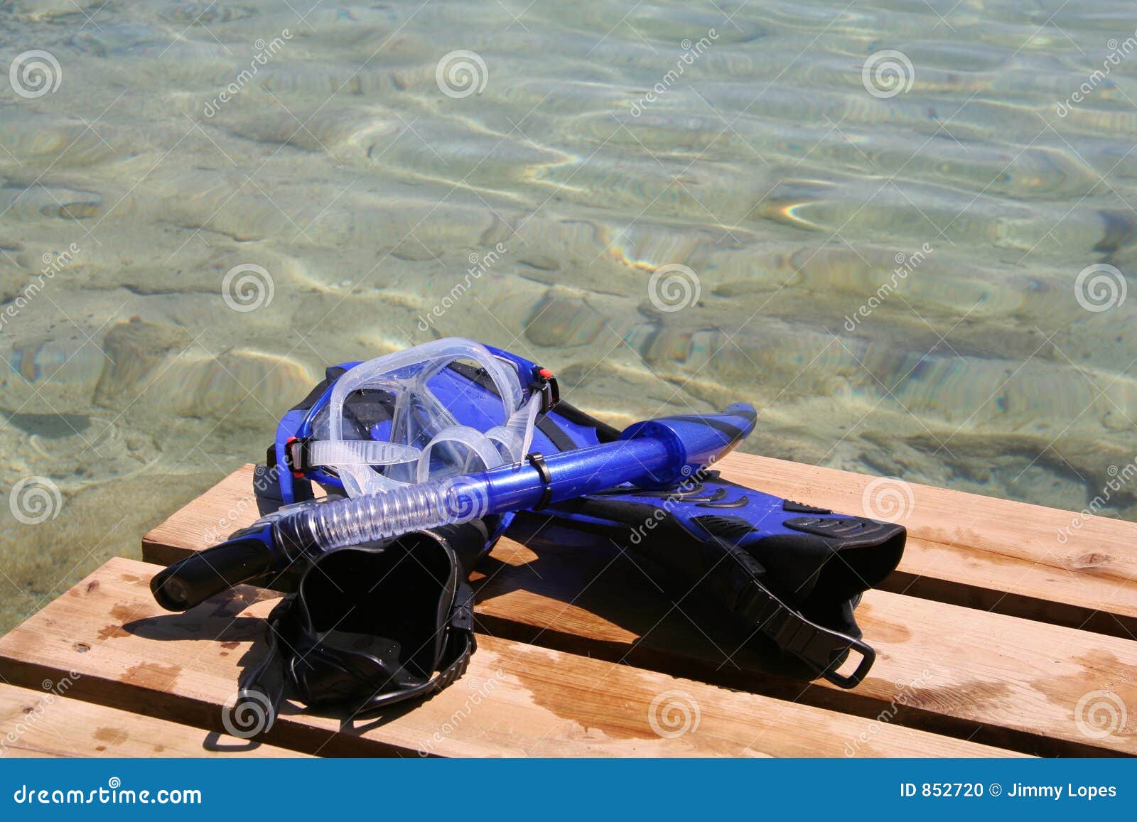 Snorkel Time stock photo. Image of fins, snorkeling, gear 852720