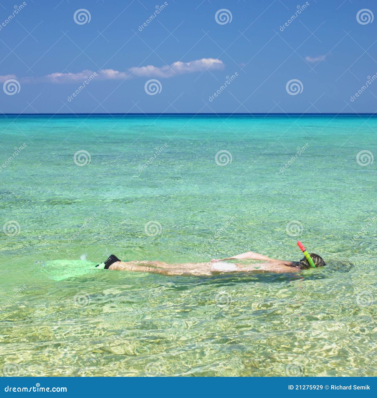 Snorkeling stock image. Image of greater, maria, adult 21275929