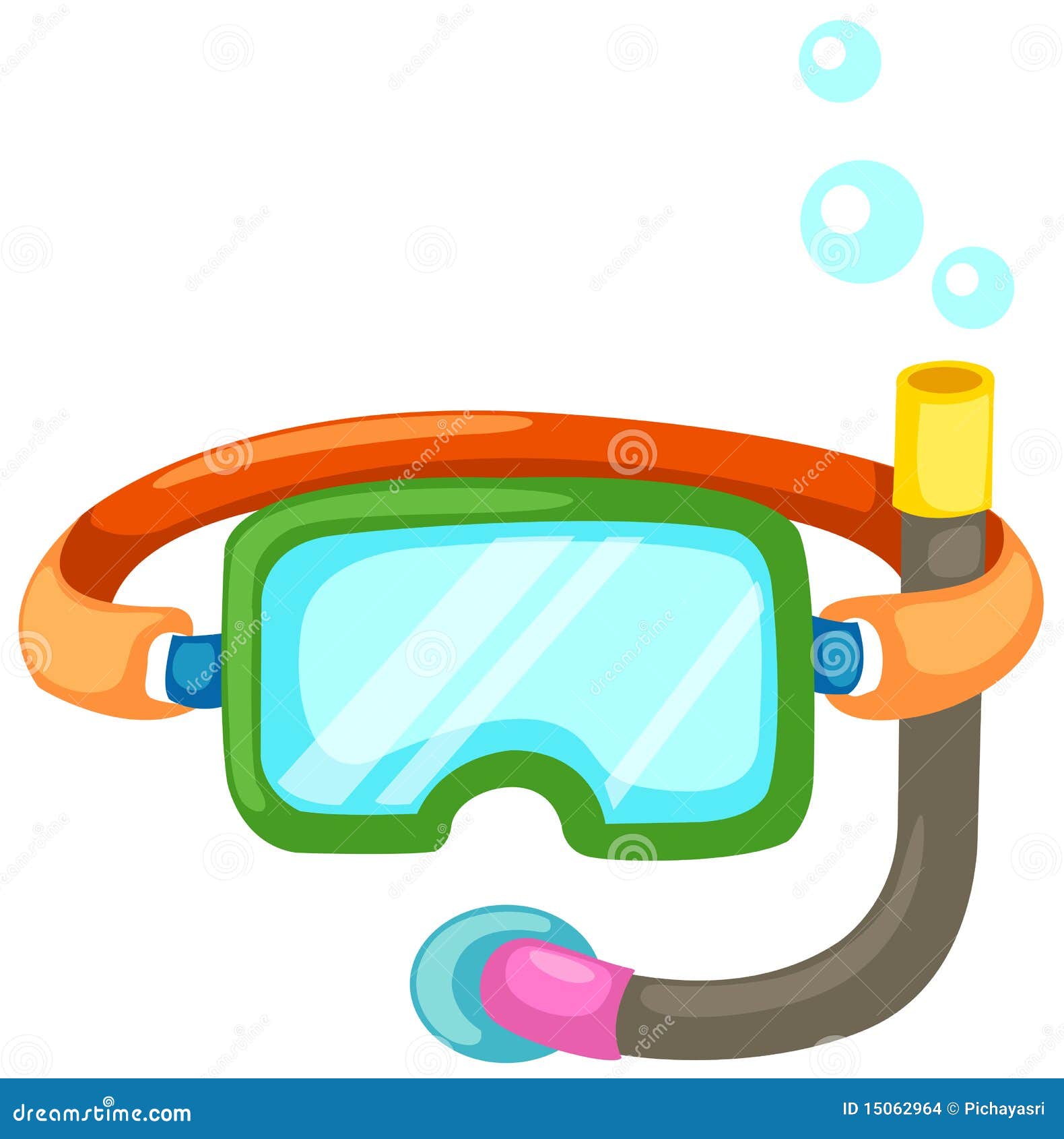 Snorkeling Gear Clipart