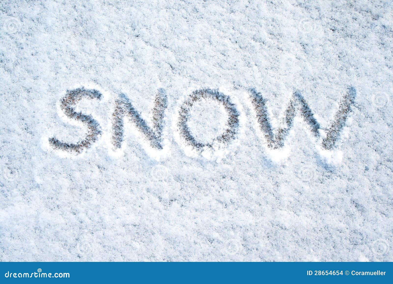 Snow надпись
