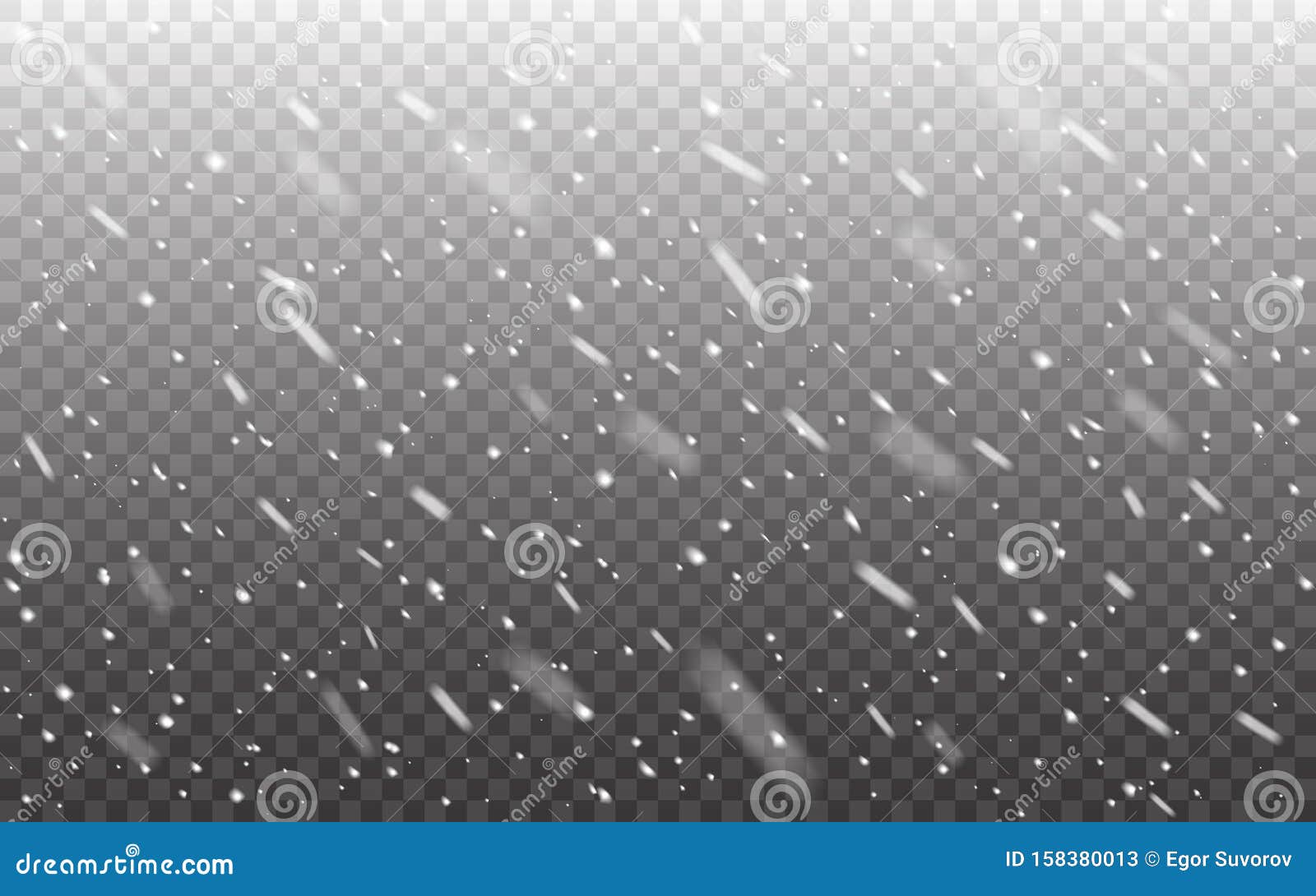 snow background. snowfall realistic on transparent backdrop. snow template with defocused flakes. christmas texture