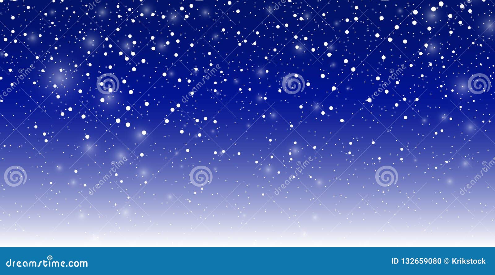 snow background.   with falling snowflakes. winter snowing sky. 
