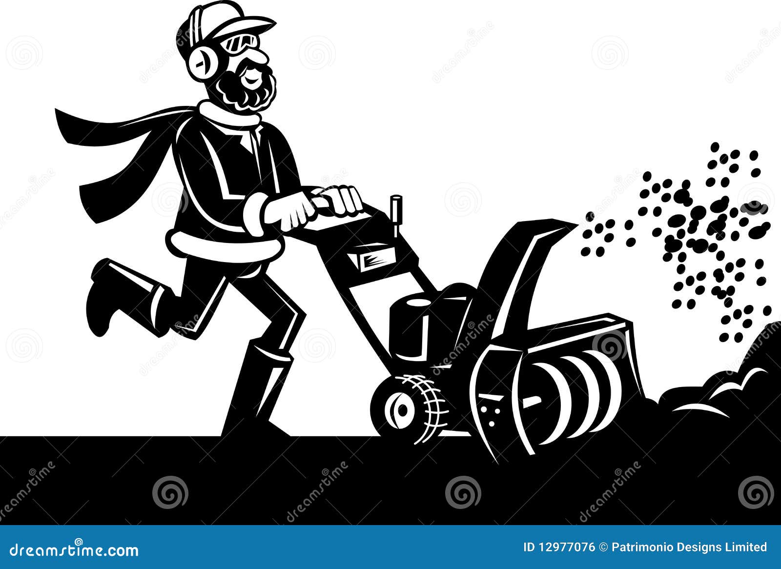 free clip art snow blower - photo #32