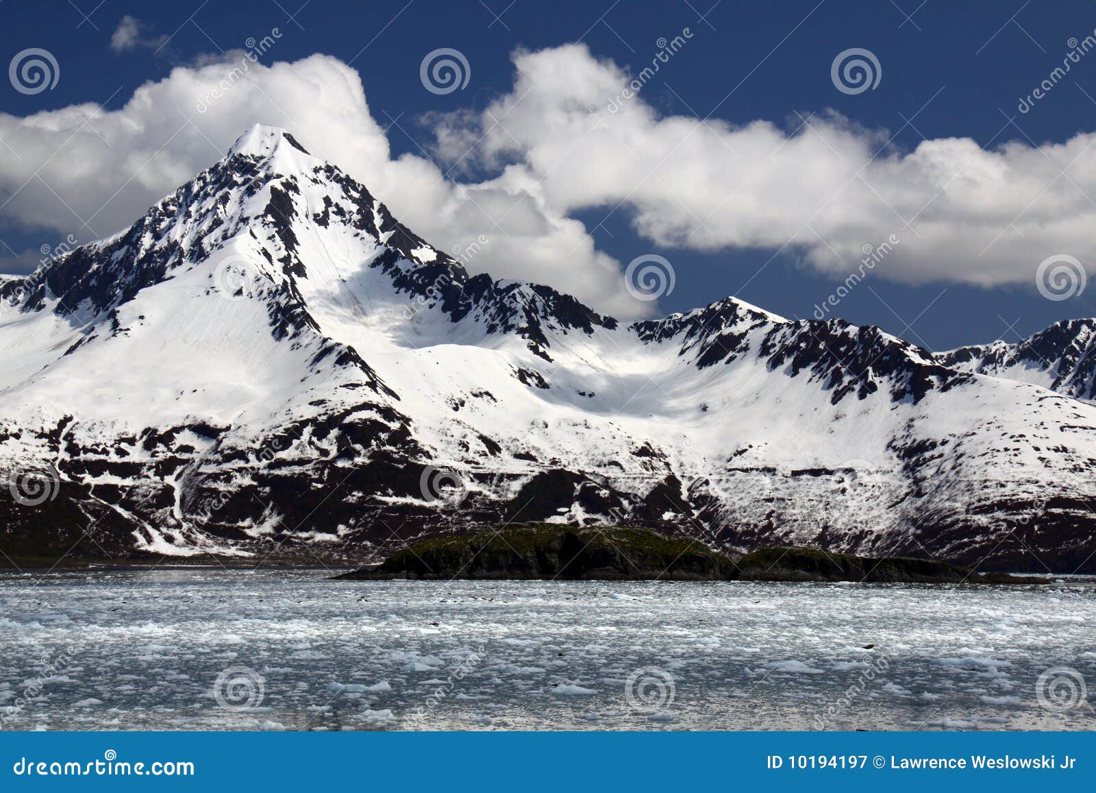 snow-capped mountains - kenai fjords national park