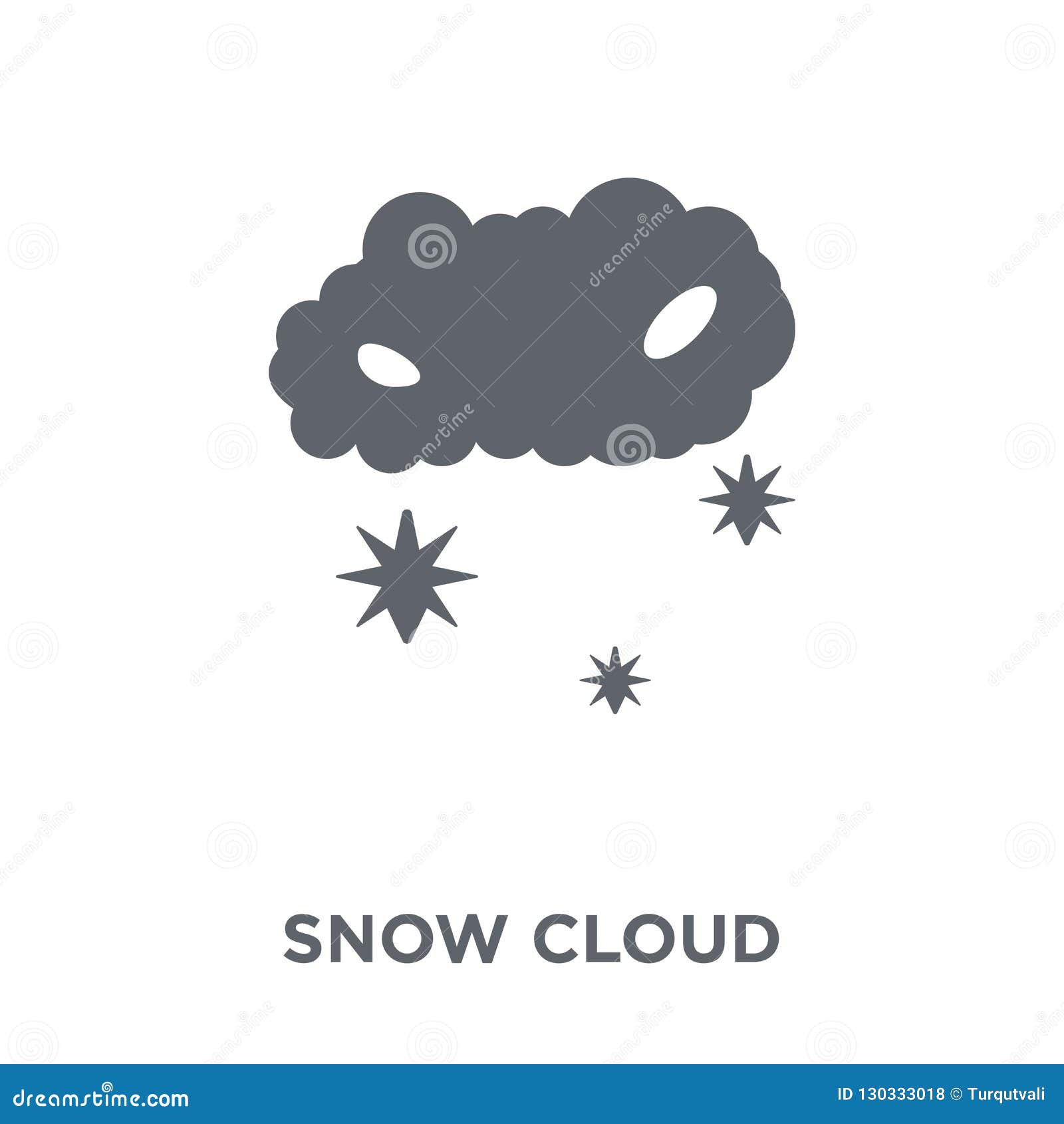 Download Snow Cloud Icon From Weather Collection. Stock Vector ...