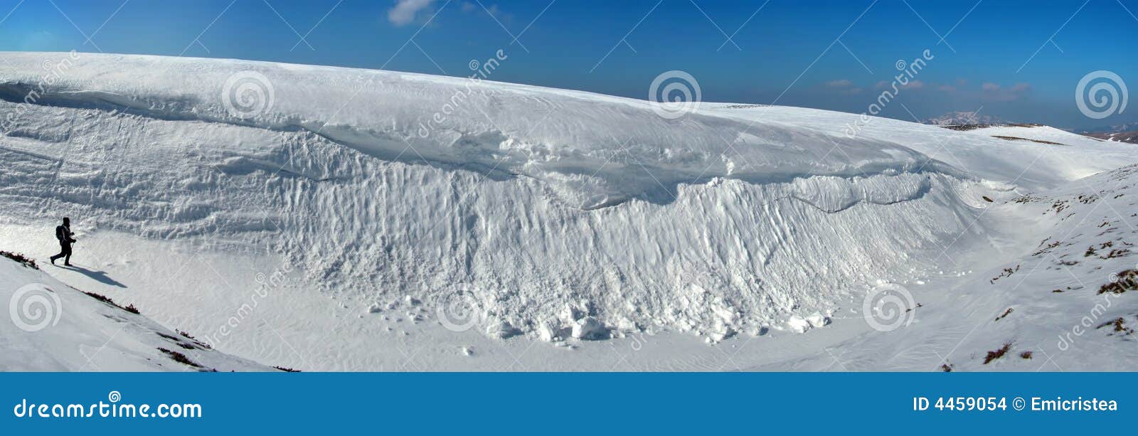Snow Gap Carpathian Mountains Stock Photo Image of snow, path 4459054