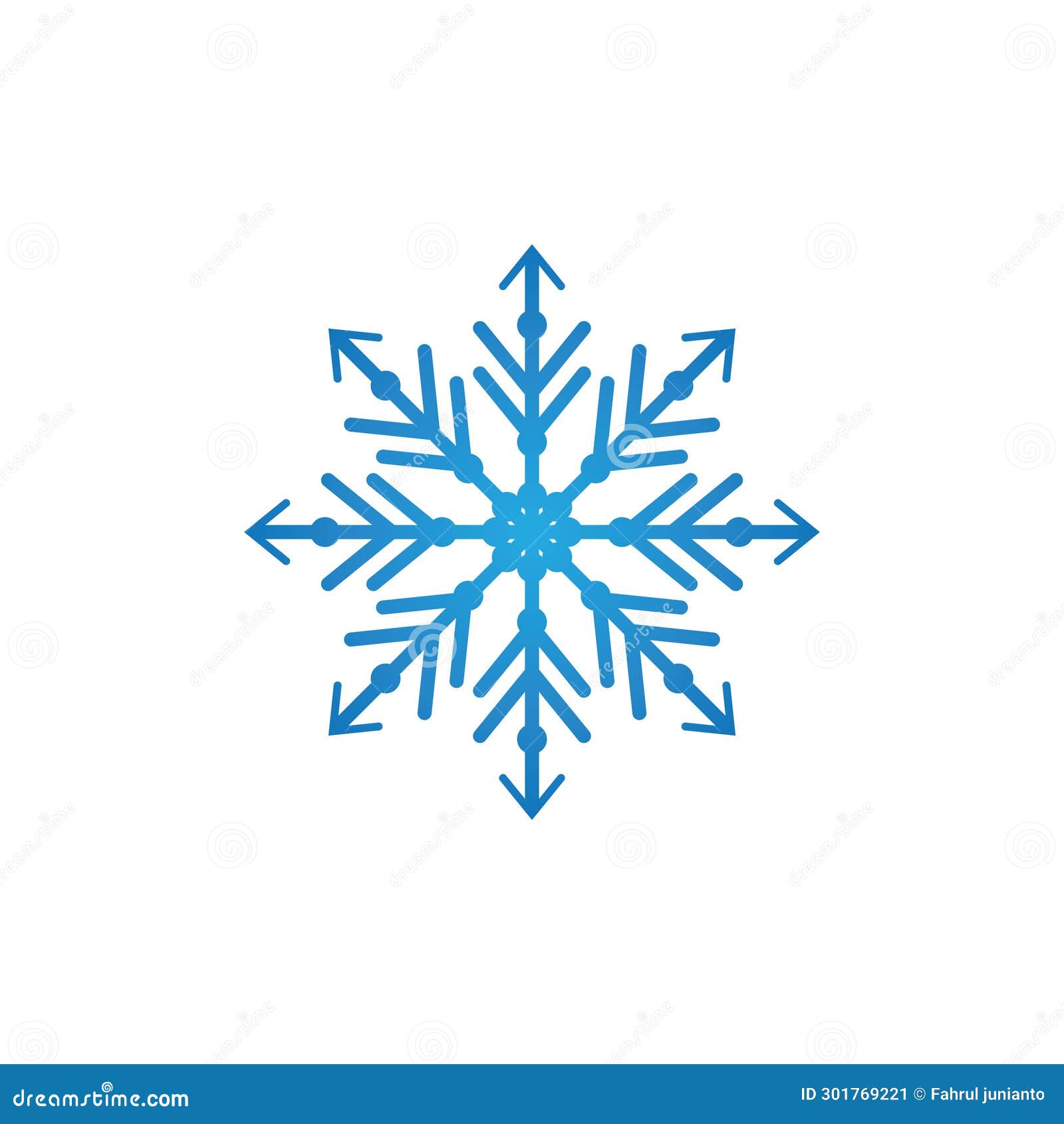 Snow Ice Logo Art Vector Template Illustration Stock Illustration