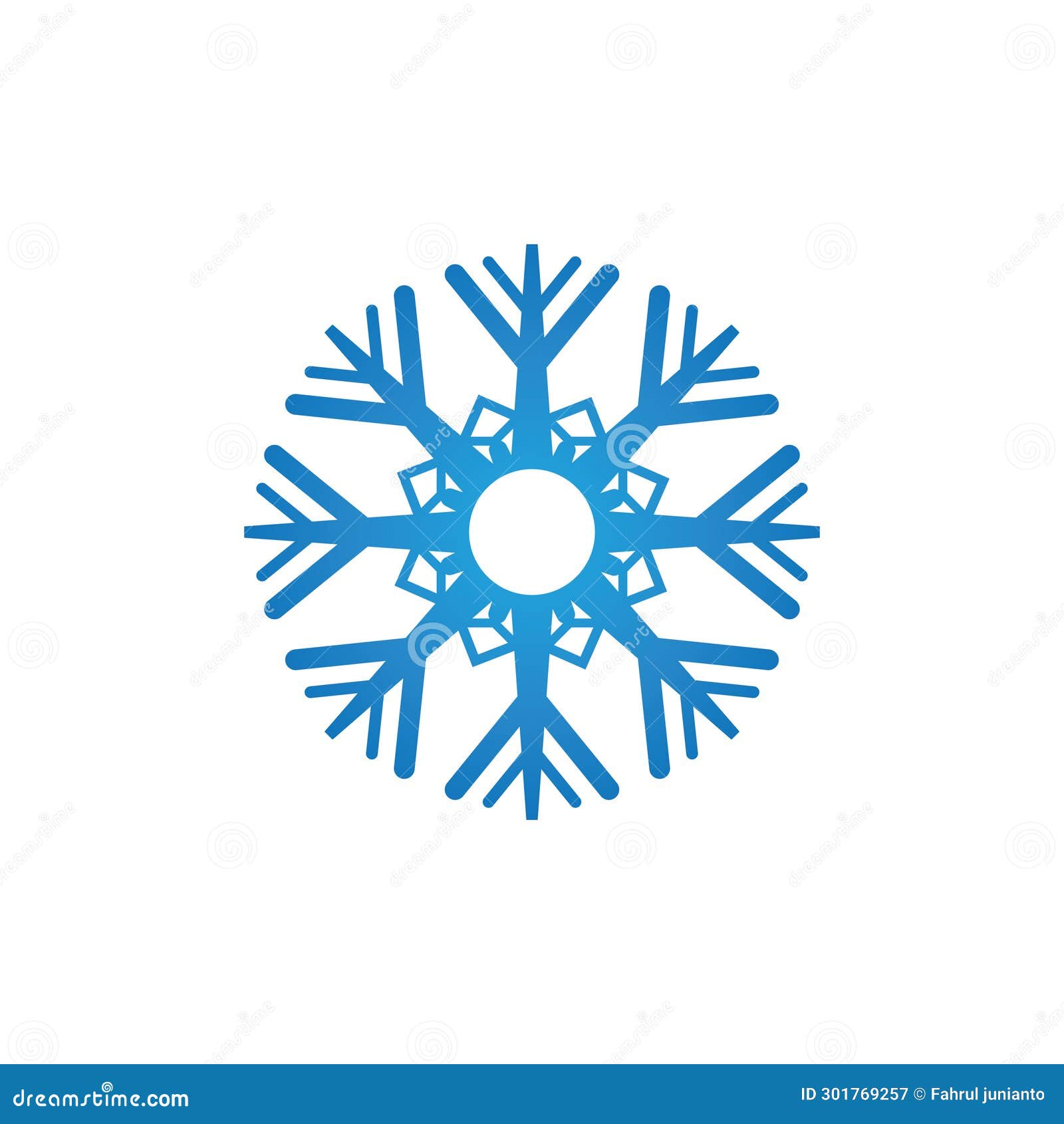 Snow Ice Logo Art Vector Template Illustration Stock Illustration
