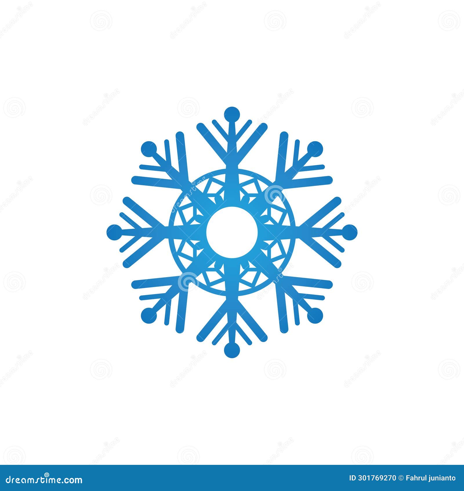 Snow Ice Logo Art Vector Template Illustration Stock Illustration