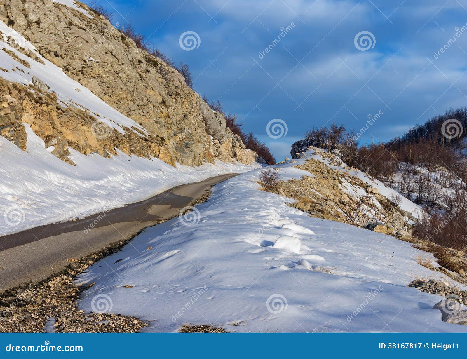 Snow Melts in the Mountains Stock Image Image of slope, scenic 38167817