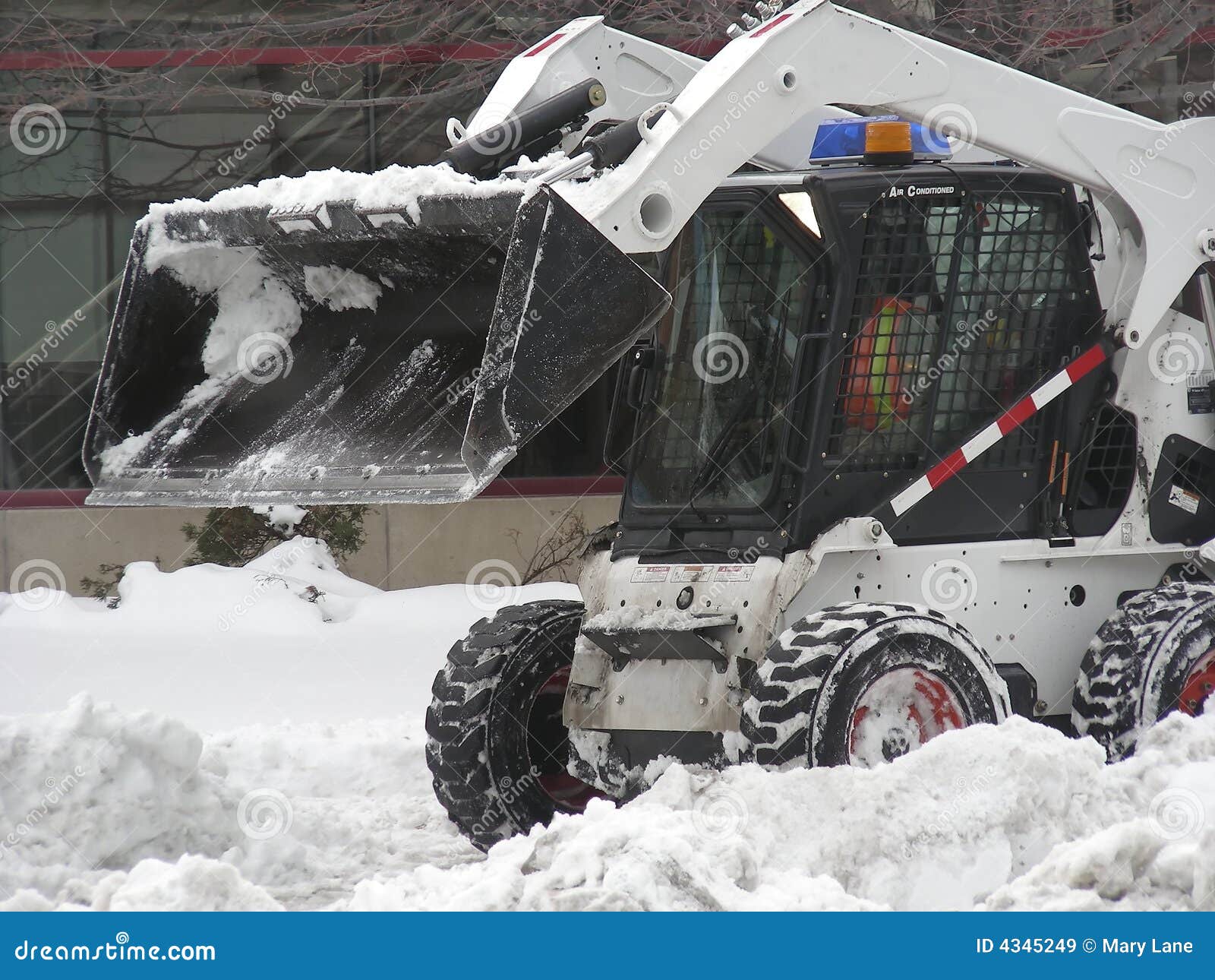 Snow Plow stock image. Image of plow, urban, snow, machinery 4345249