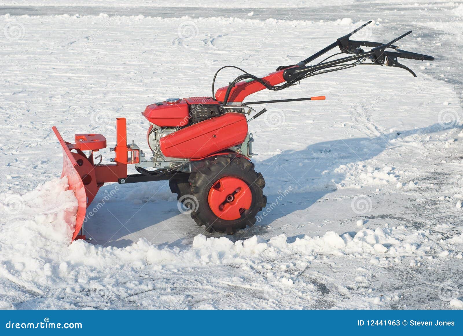 Snow Removal Equipment stock image. Image of snowplow 12441963