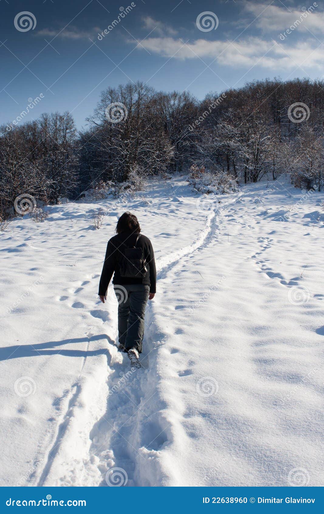 Snow tourist stock photo. Image of cold, country, winter - 22638960