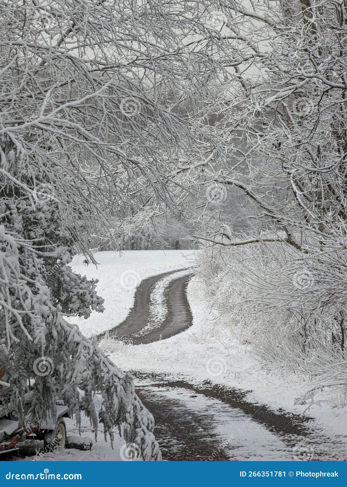 Snow in the Western North Carolina Mountains Stock Image Image of