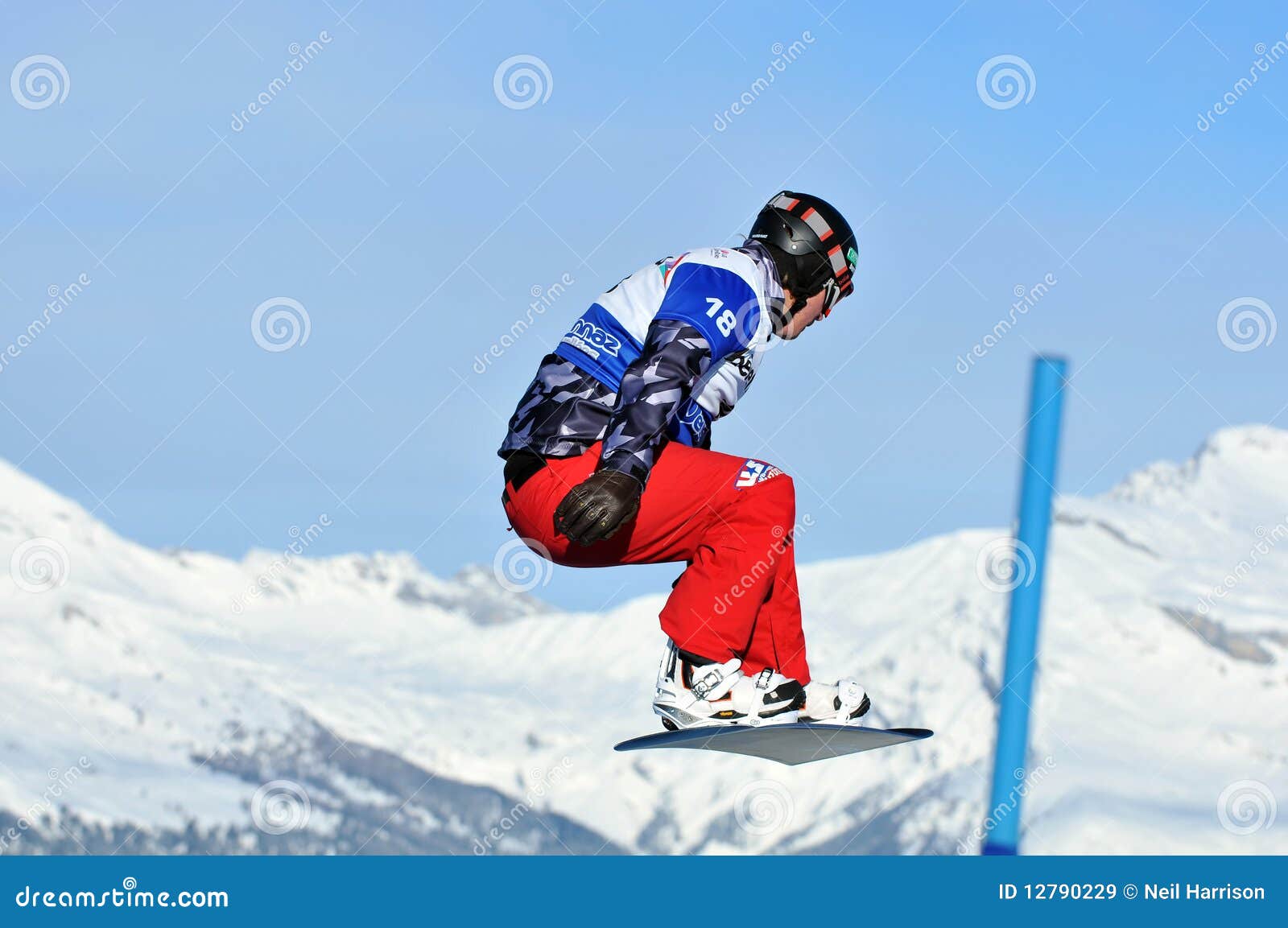 Snowboard Cross World Cup 2010 Fagan Editorial Stock Image Image of