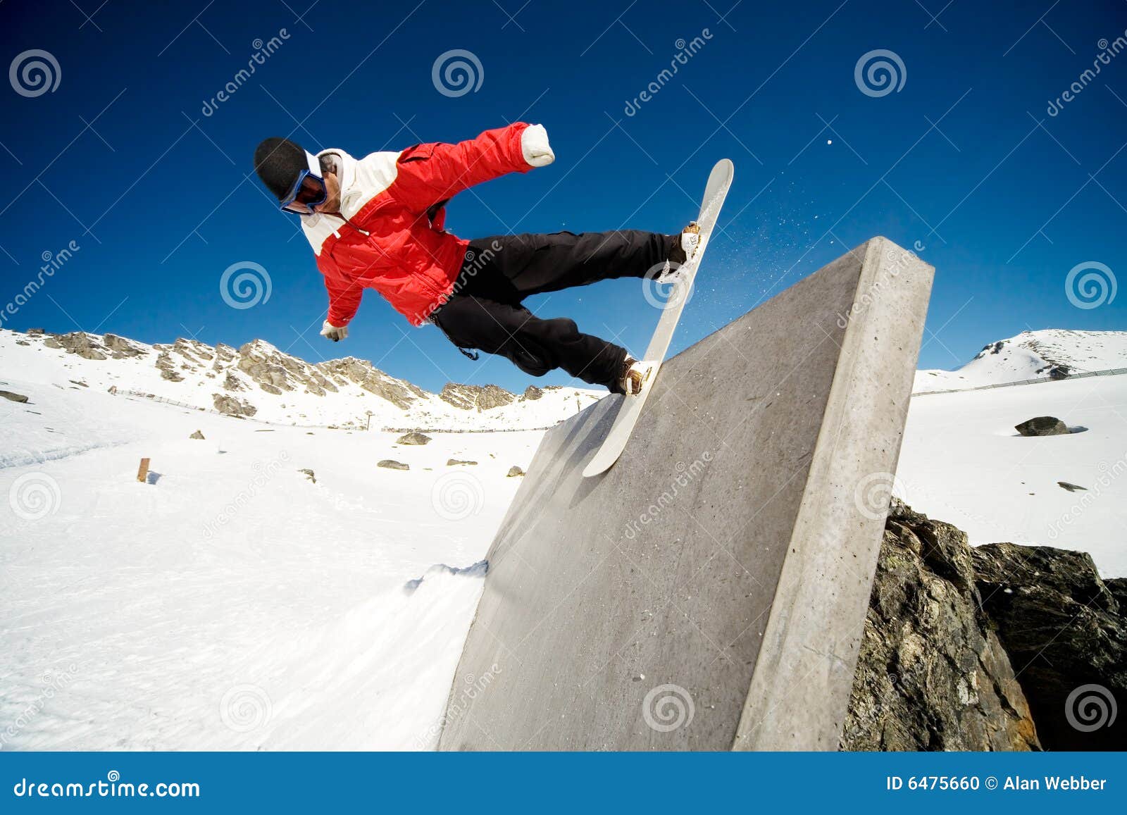 Snowboard Wall Ride Stock Photo Image 6475660 for The Incredible and Interesting snowboard wall ride tricks regarding Your house