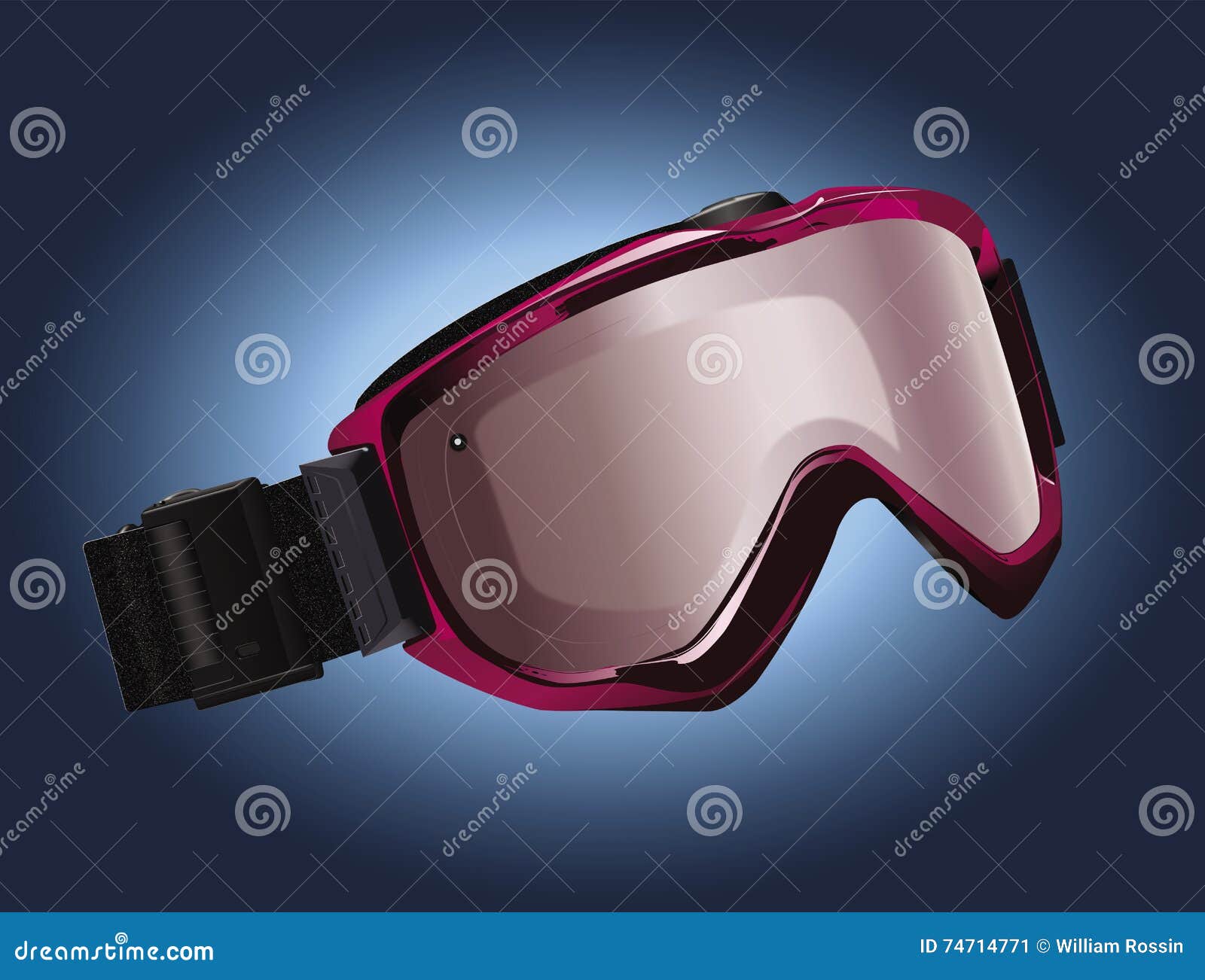 Snowboarding goggles stock vector. Illustration of winter 74714771