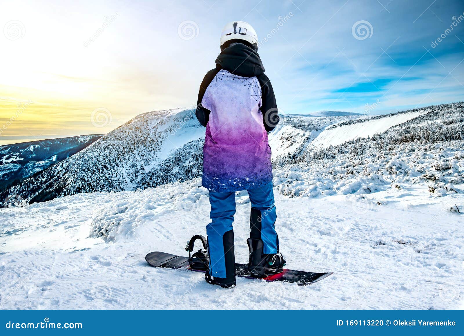 Snowboarding Woman . Sport Clothes Stock Photo - Image of people ...