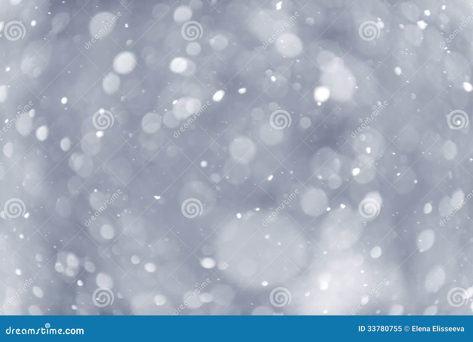 Snowfall Background Stock Image Image Of Bokeh Snowfall 33780755