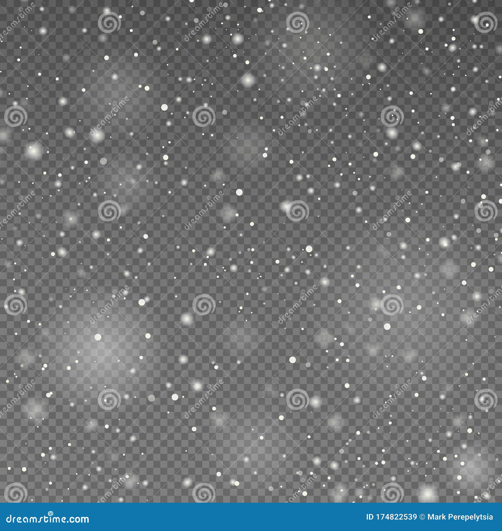 snowfall, snowflakes in different s and forms.stmas snow for the new year.