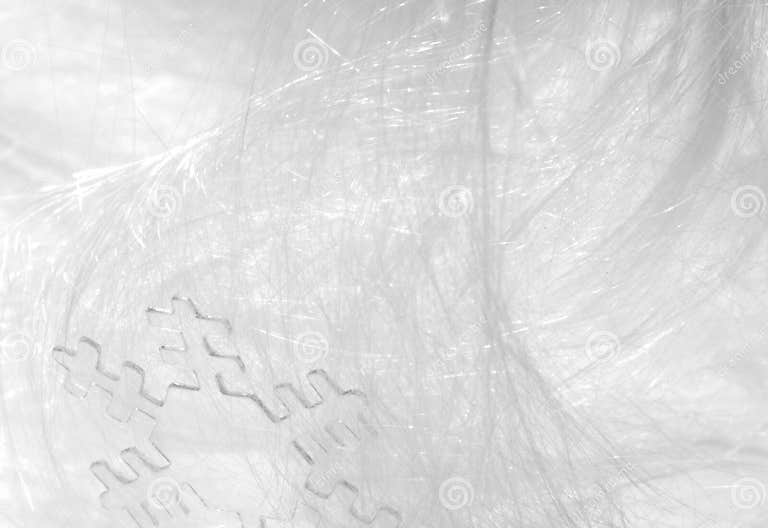 Snowflake & angel hair stock illustration. Illustration of christmas