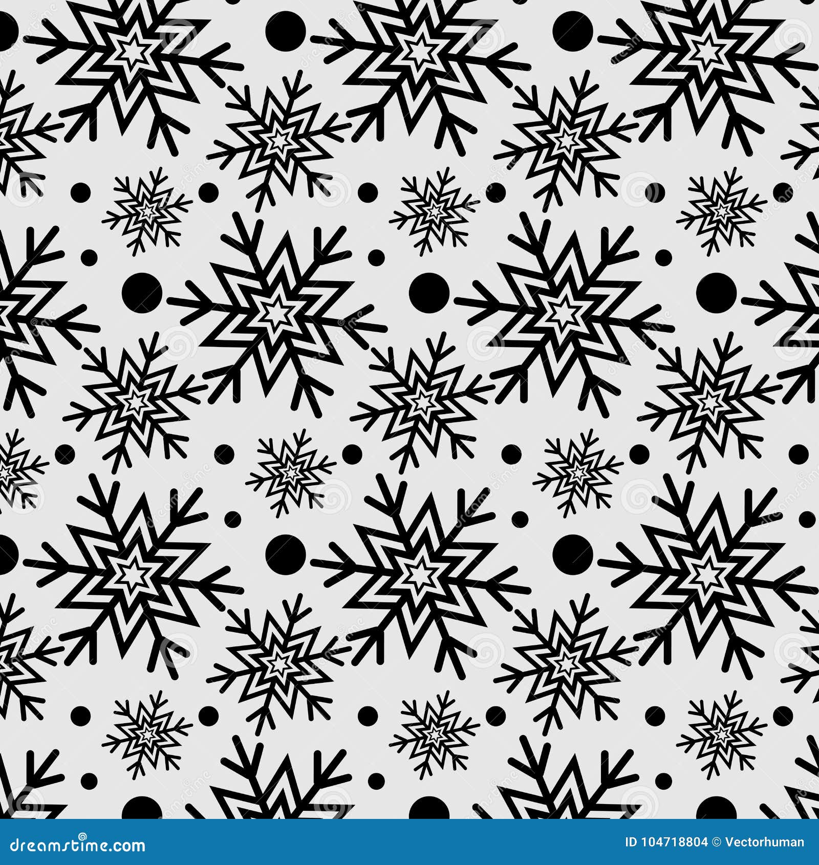 Snowflake Pattern Vector Art Stock Vector - Illustration of pattern ...