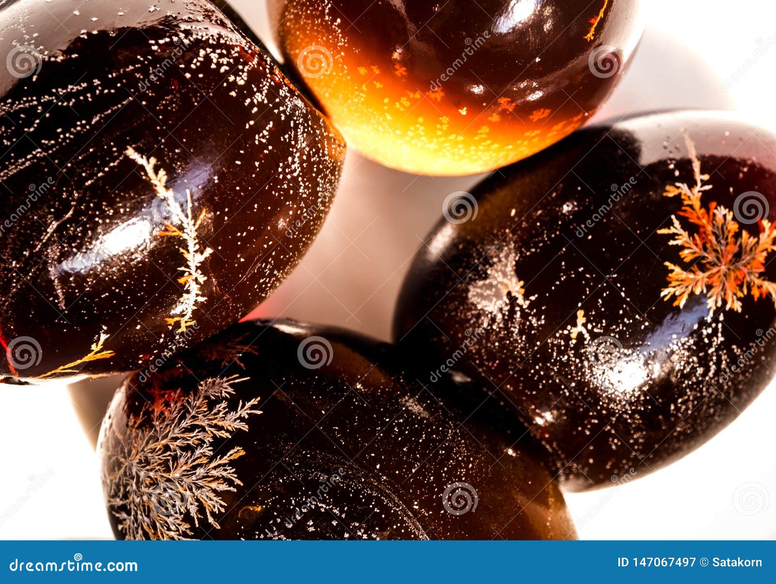 Snowflake Salt Crystals Call Songhua in the Century Egg Stock Image ...