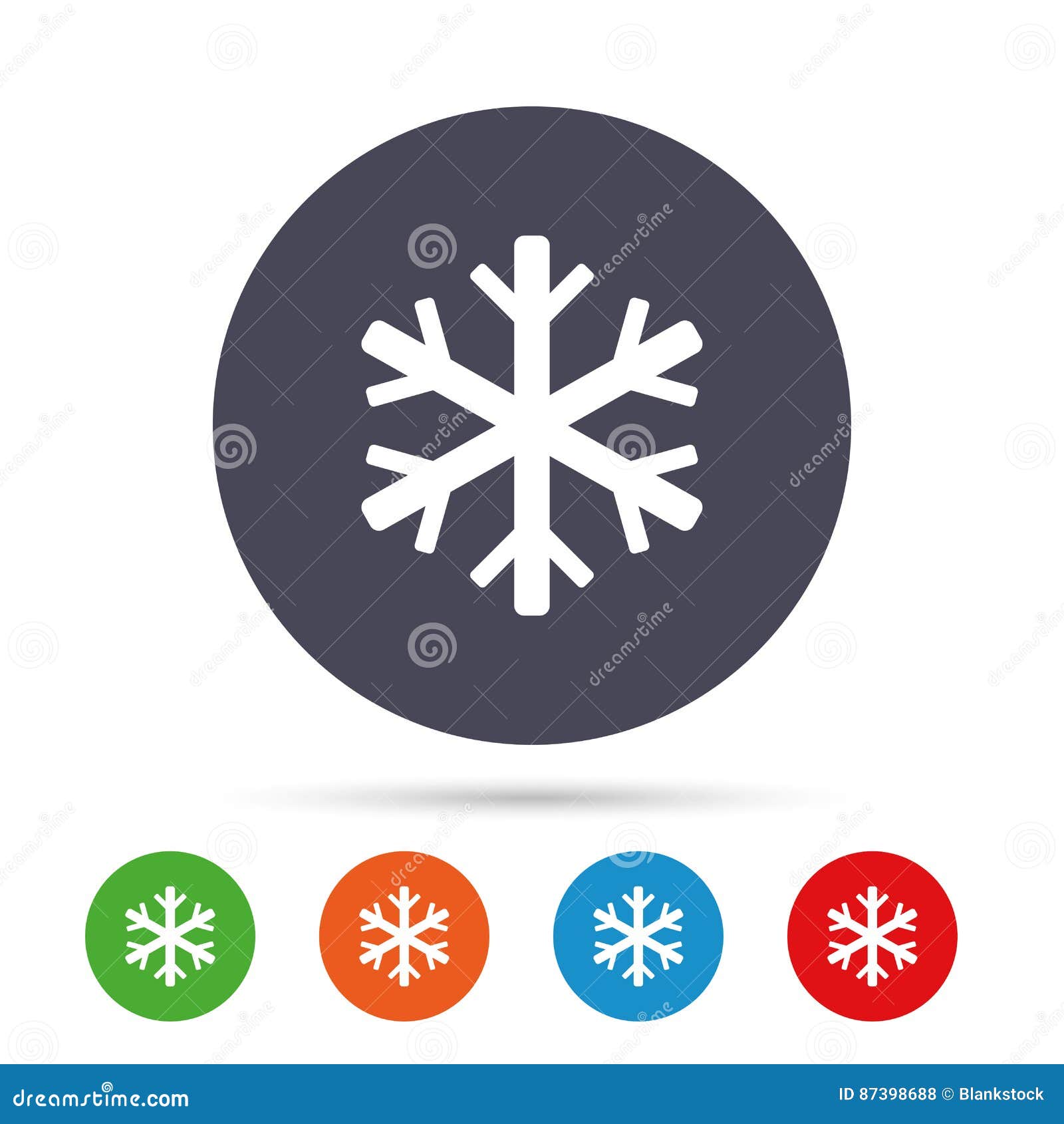 Snowflake Symbol Stamp