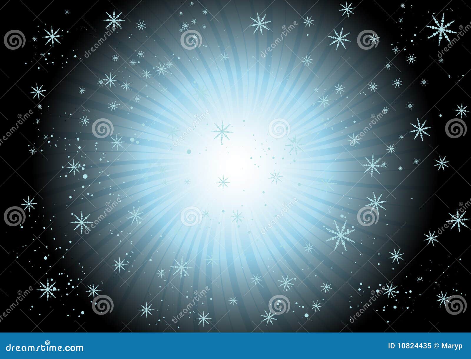 Snowflake swirl stock vector. Illustration of creative 10824435