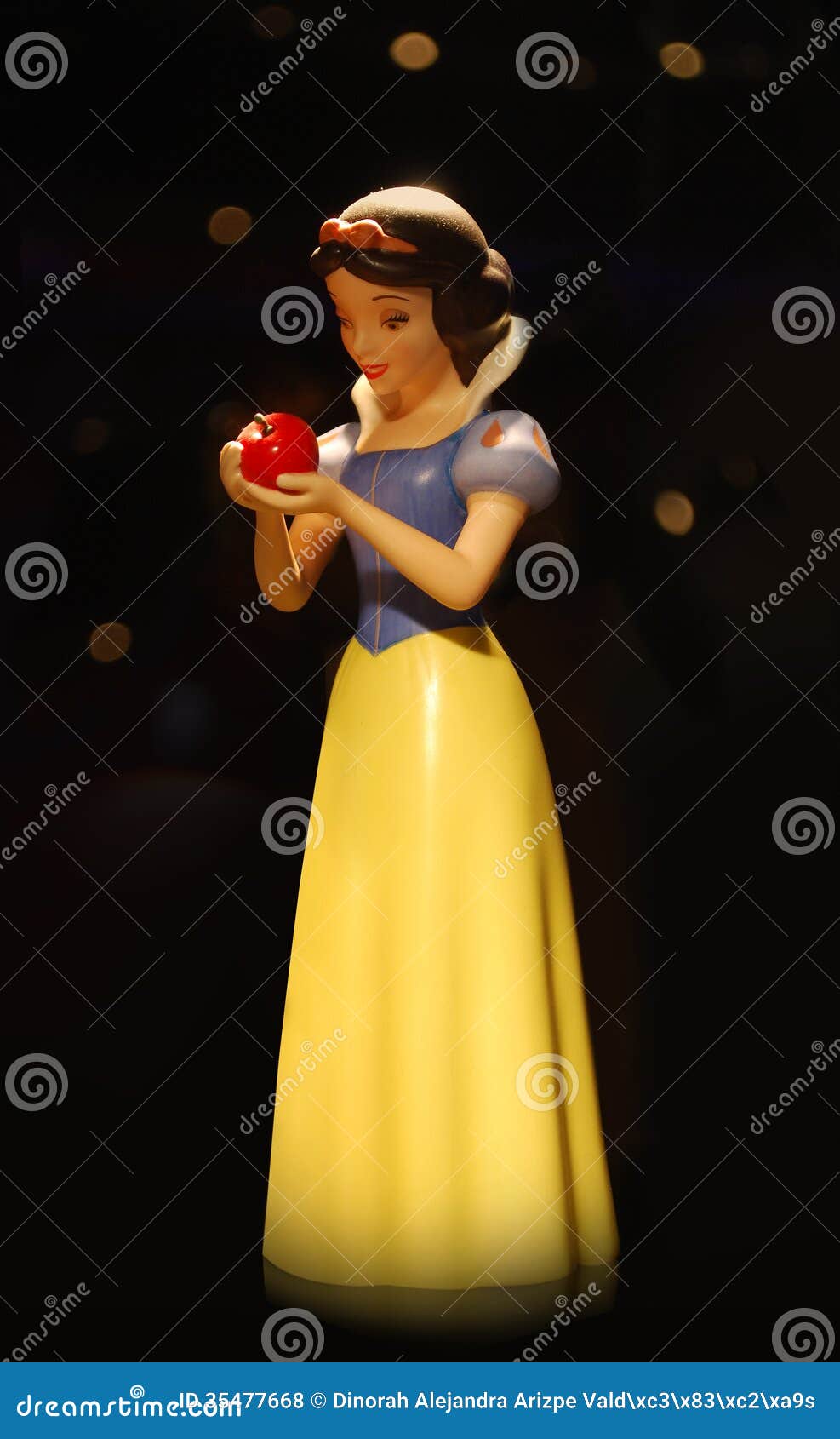 Download Snowhite holding apple editorial stock photo. Image of ...