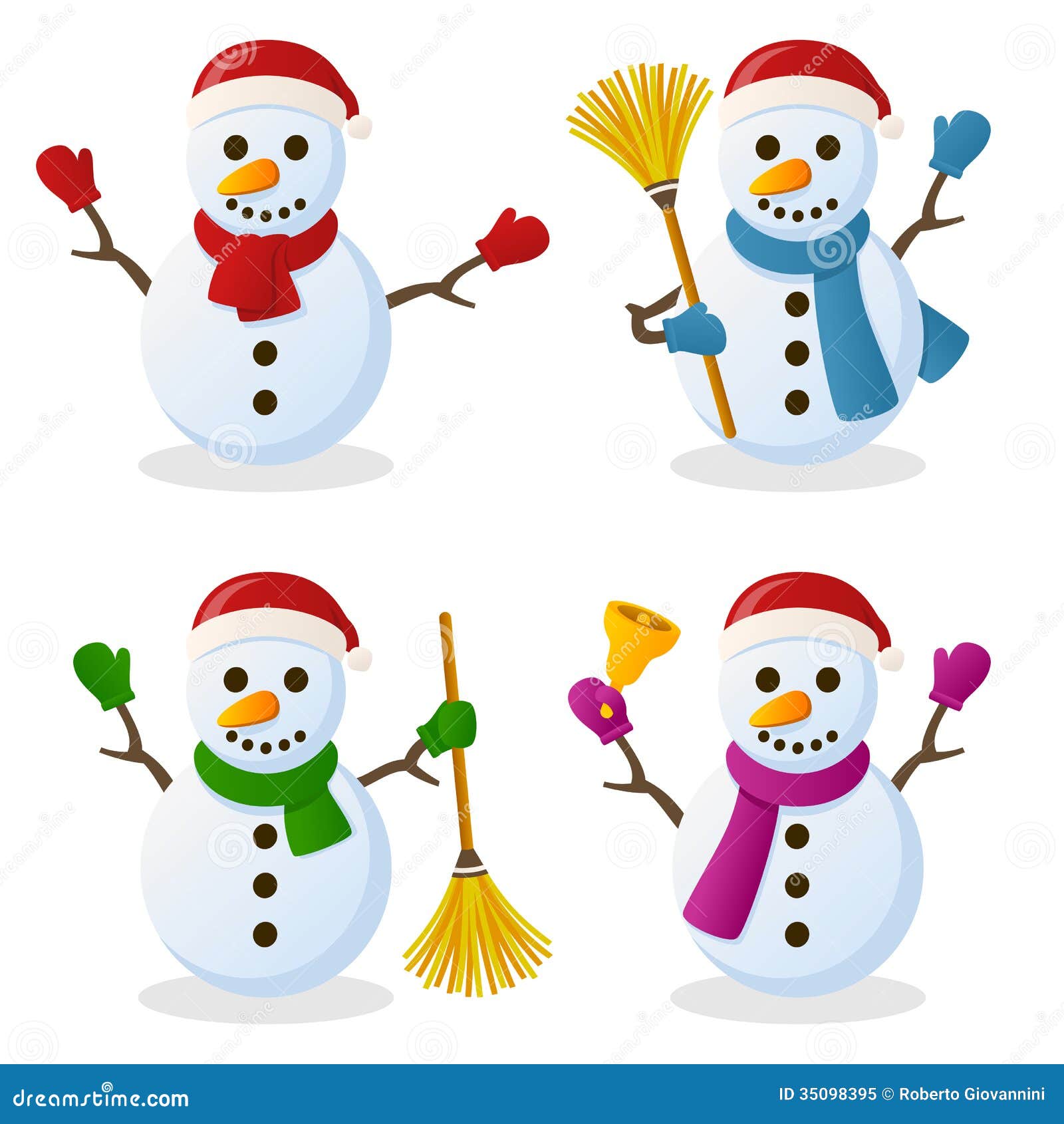 free vector clipart snowman - photo #41