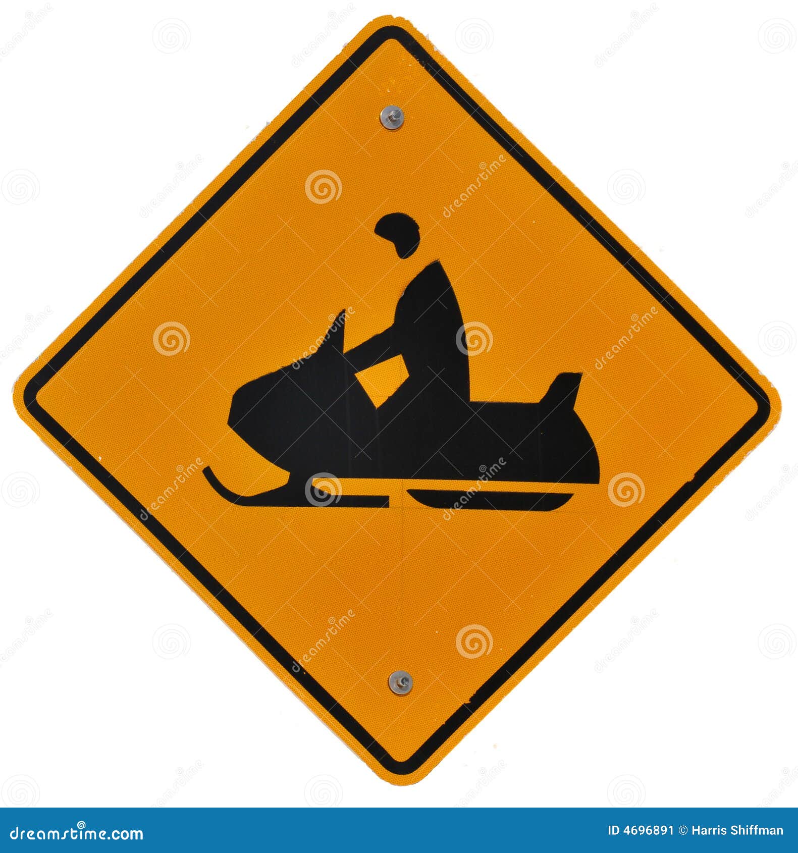 Snowmobile Crossing stock image. Image of road, crossing 4696891