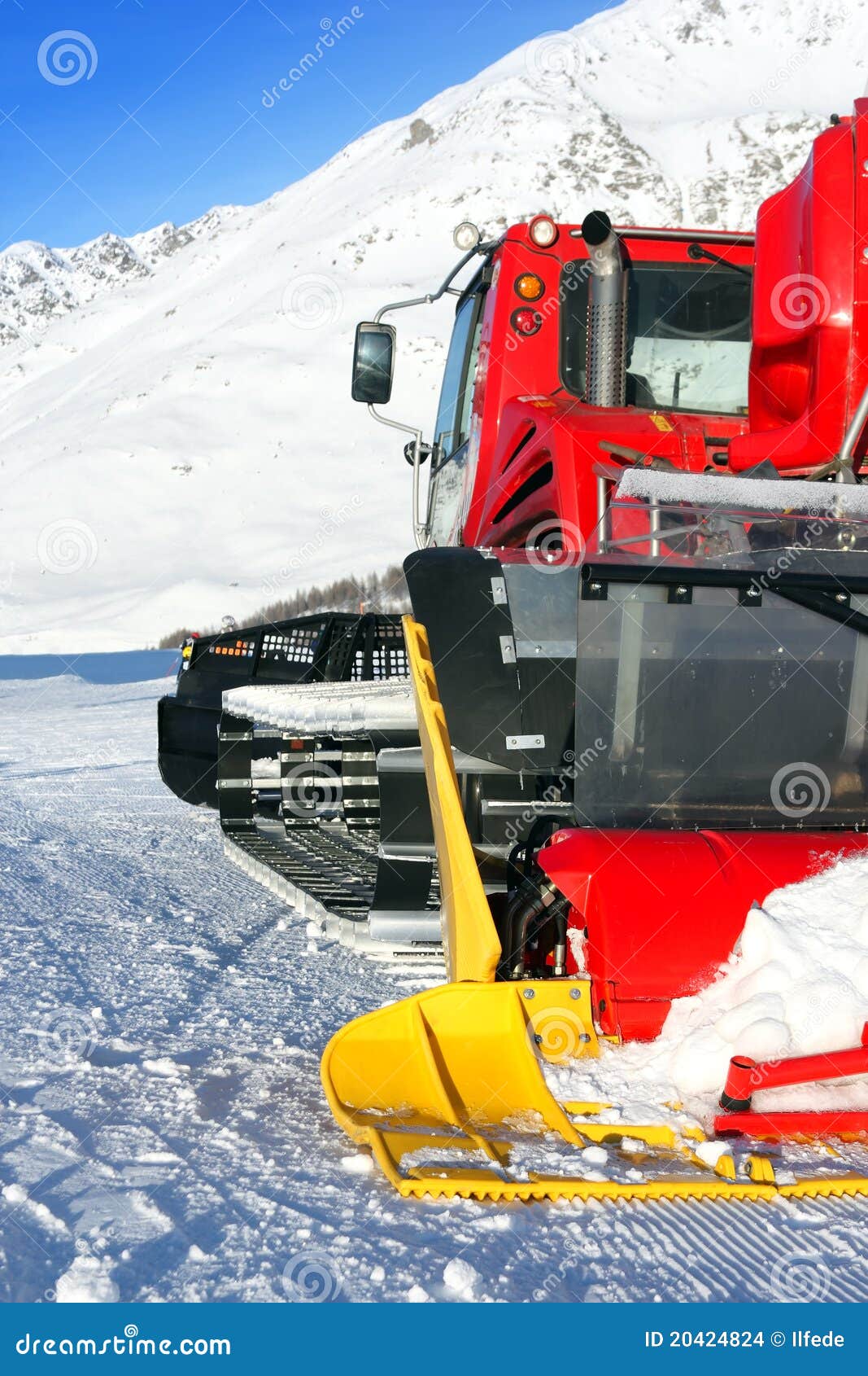 Snowplow stock photo. Image of white, vacation, plow 20424824