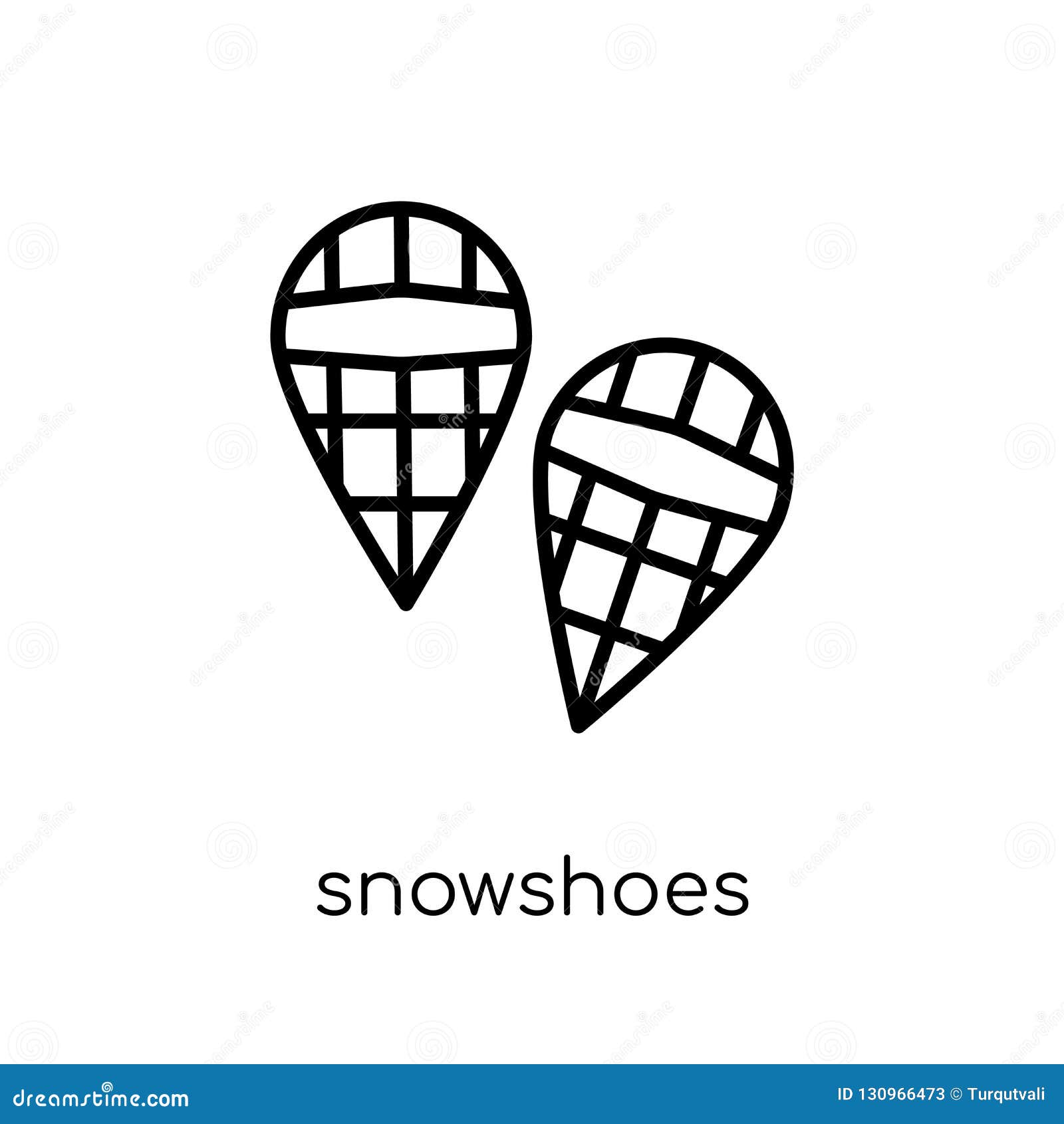 Download Snowshoes Icon From Winter Collection. Stock Vector ...