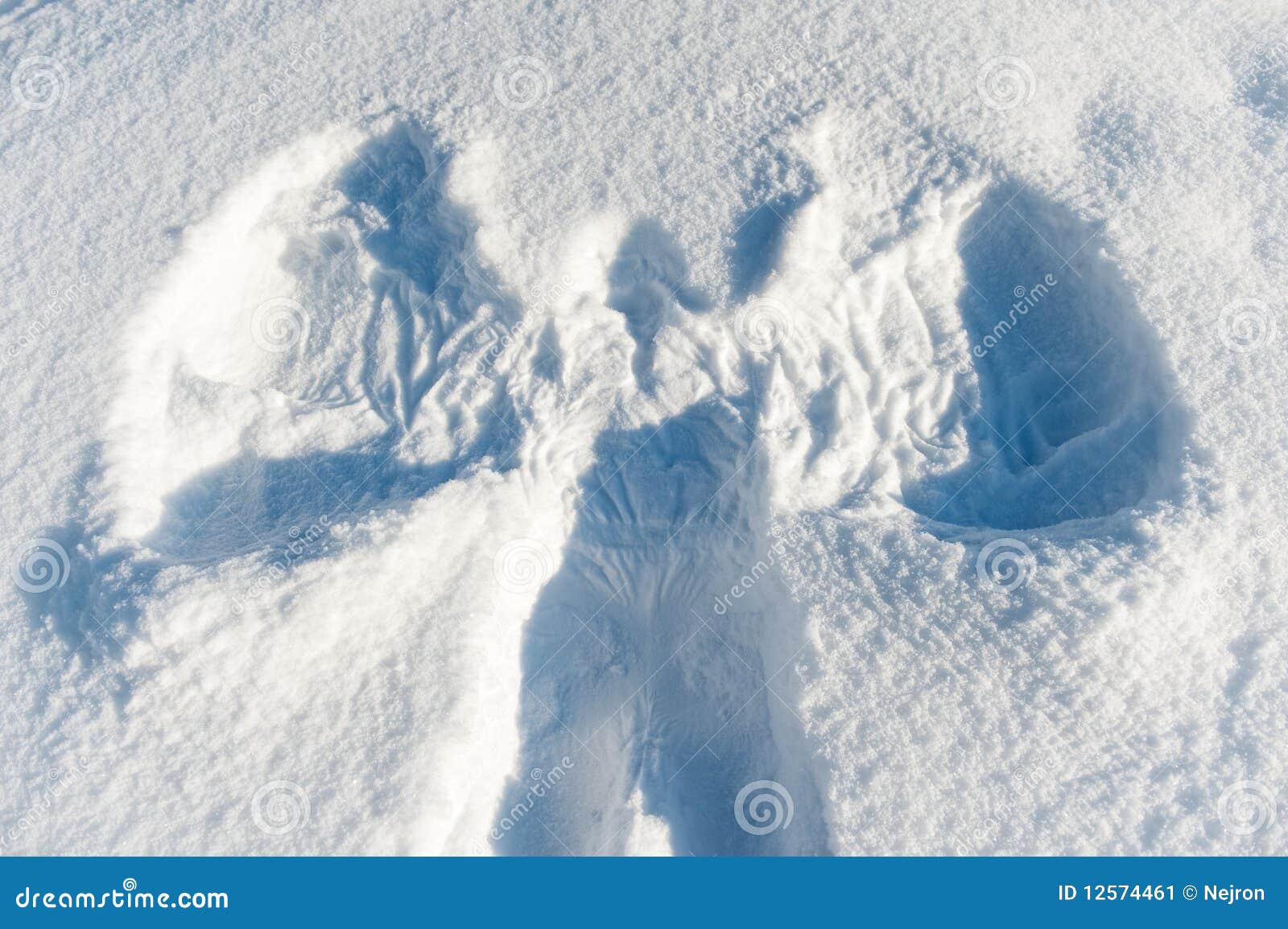 Snowy angel background stock image. Image of copy, wings 12574461