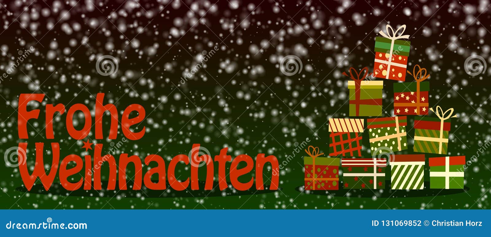 Weihnachtsmotiv Banner Weihnachtsmotiv