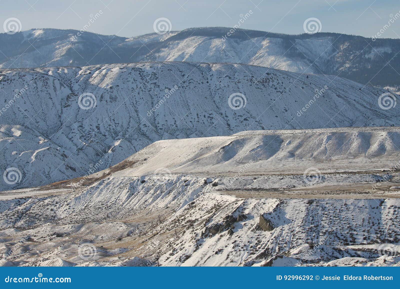 snowy hill plateaus