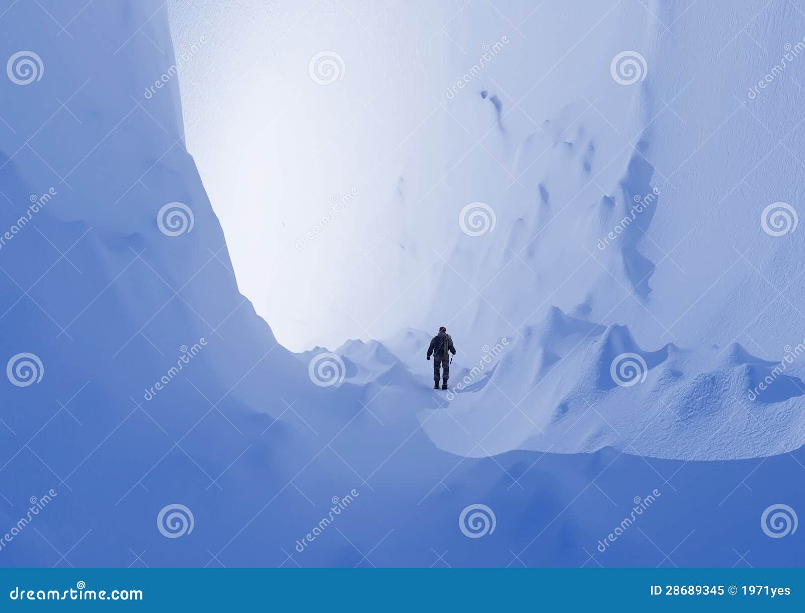 Snowy Mountains. stock illustration. Illustration of rock - 28689345