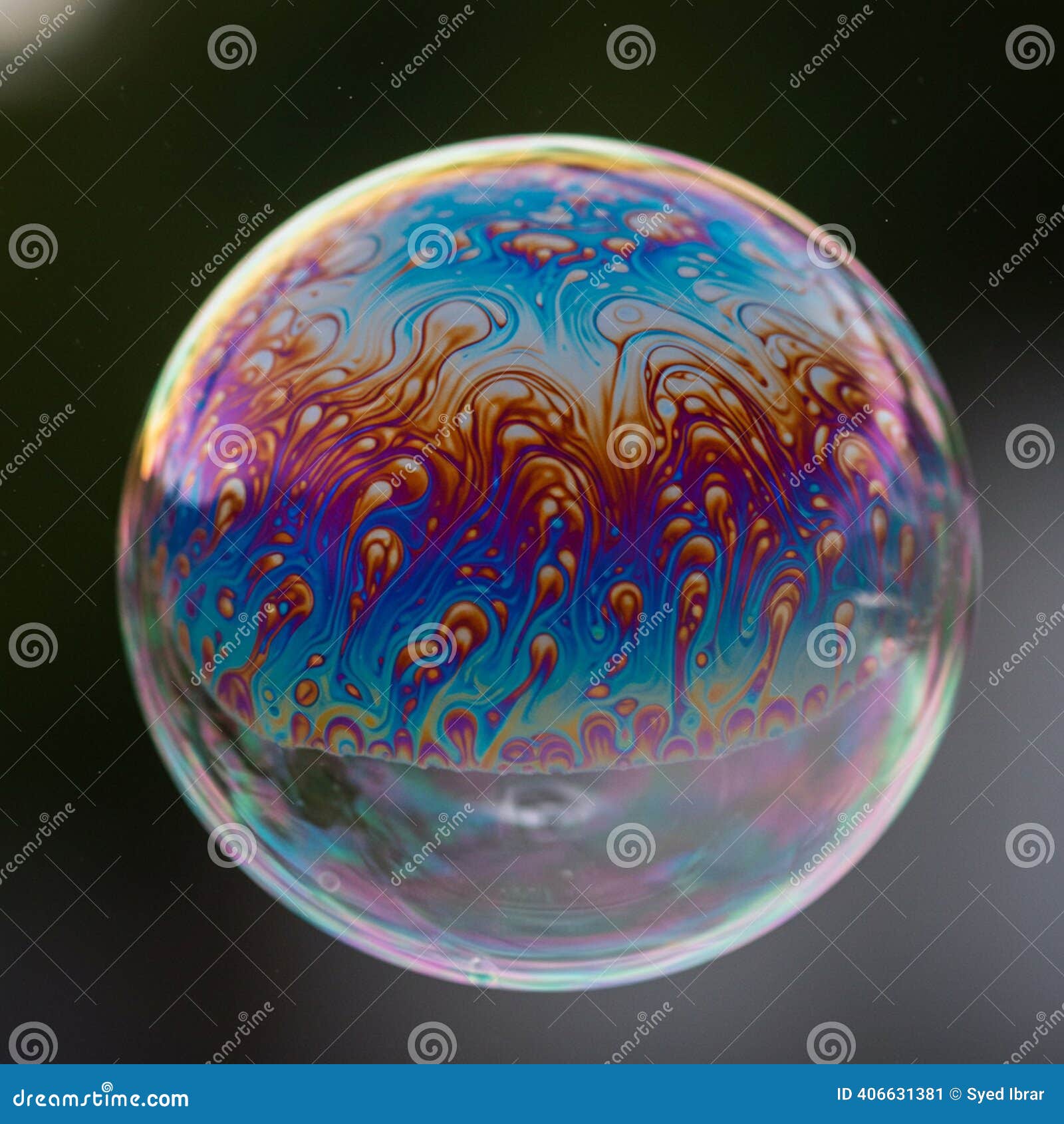 A Soap Bubble Displays Vibrant Colors and Intricate Patterns Due To  Thin-film Stock Illustration - Illustration of reflect, interference:  406631381, image size:1600x1690