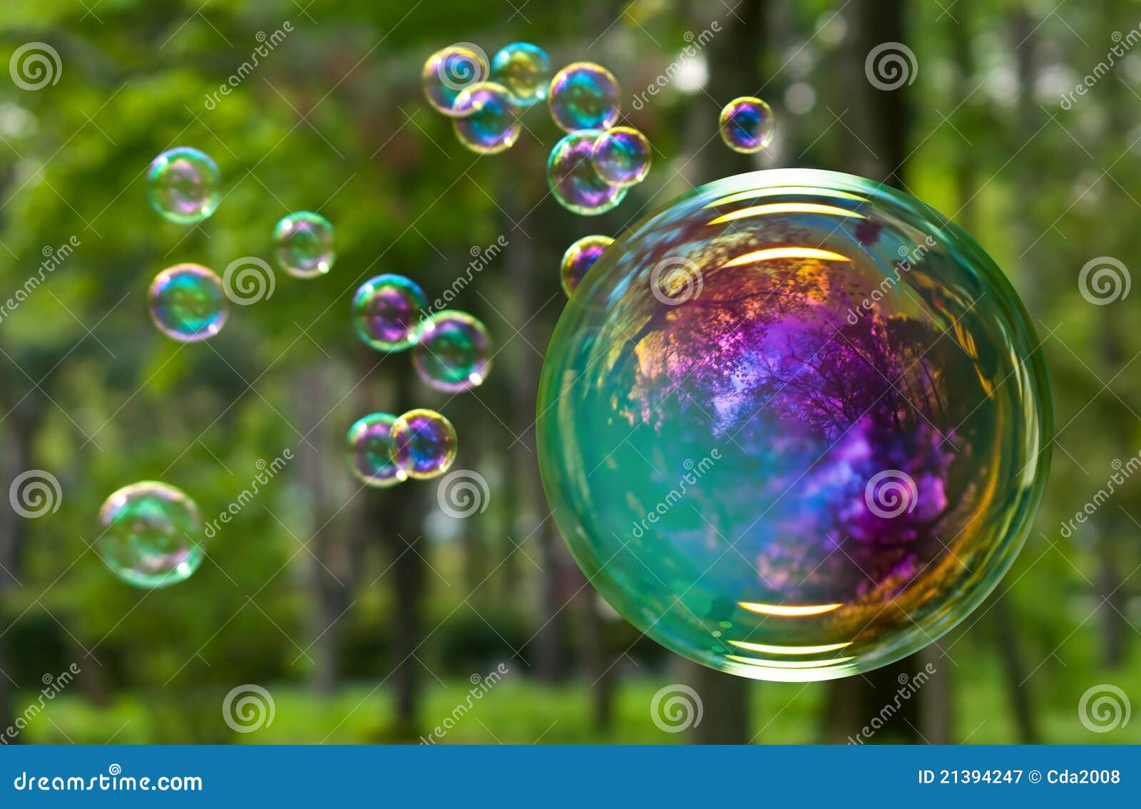 soap bubbles