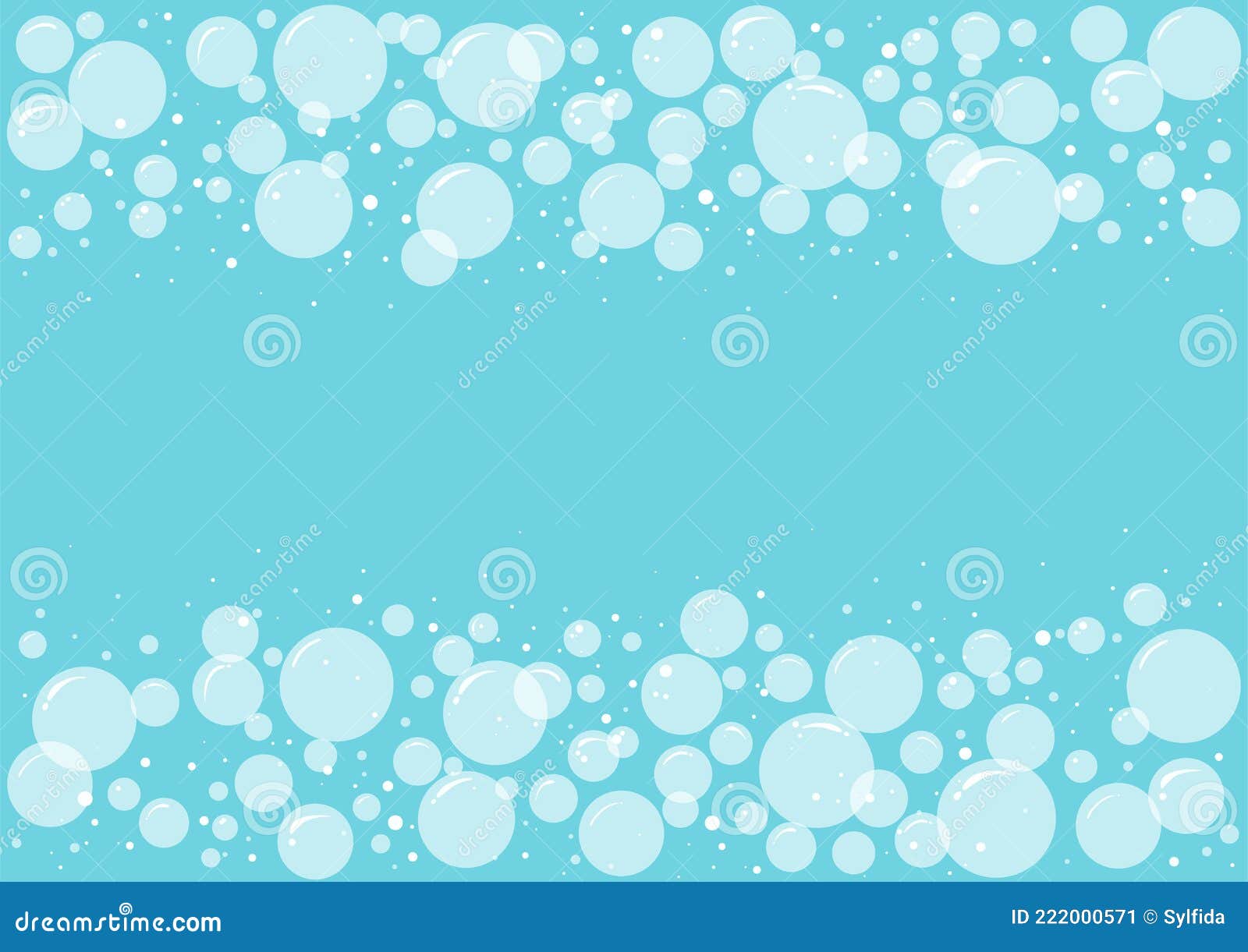 Soap Bubbles and Foam Background, Laundry Vector Concept, Transparent ...