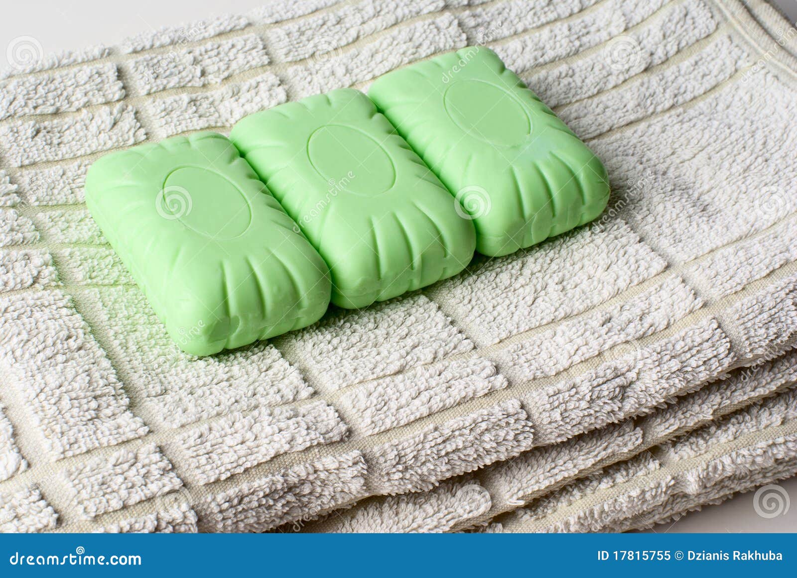 Soap on towel. stock image. Image of health, beauty, healthy 17815755