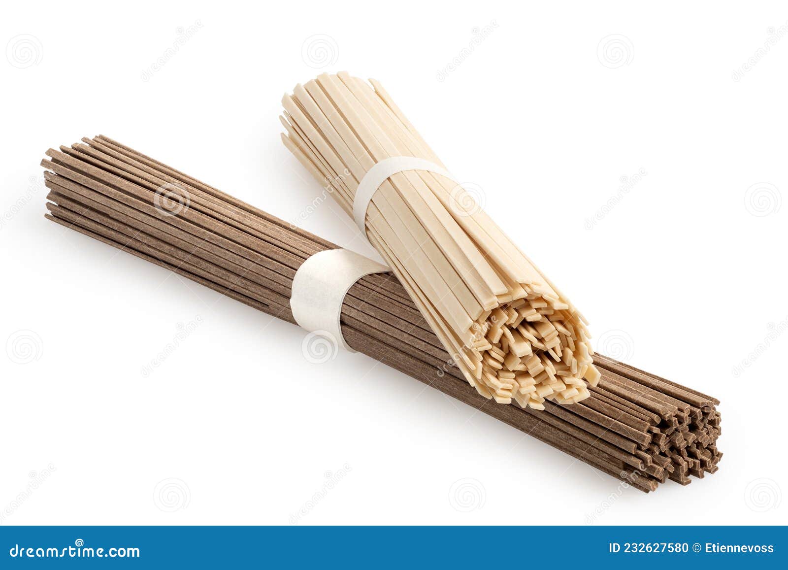 Soba noodles stock photo. Image of isolated, thin, noodle 232627580