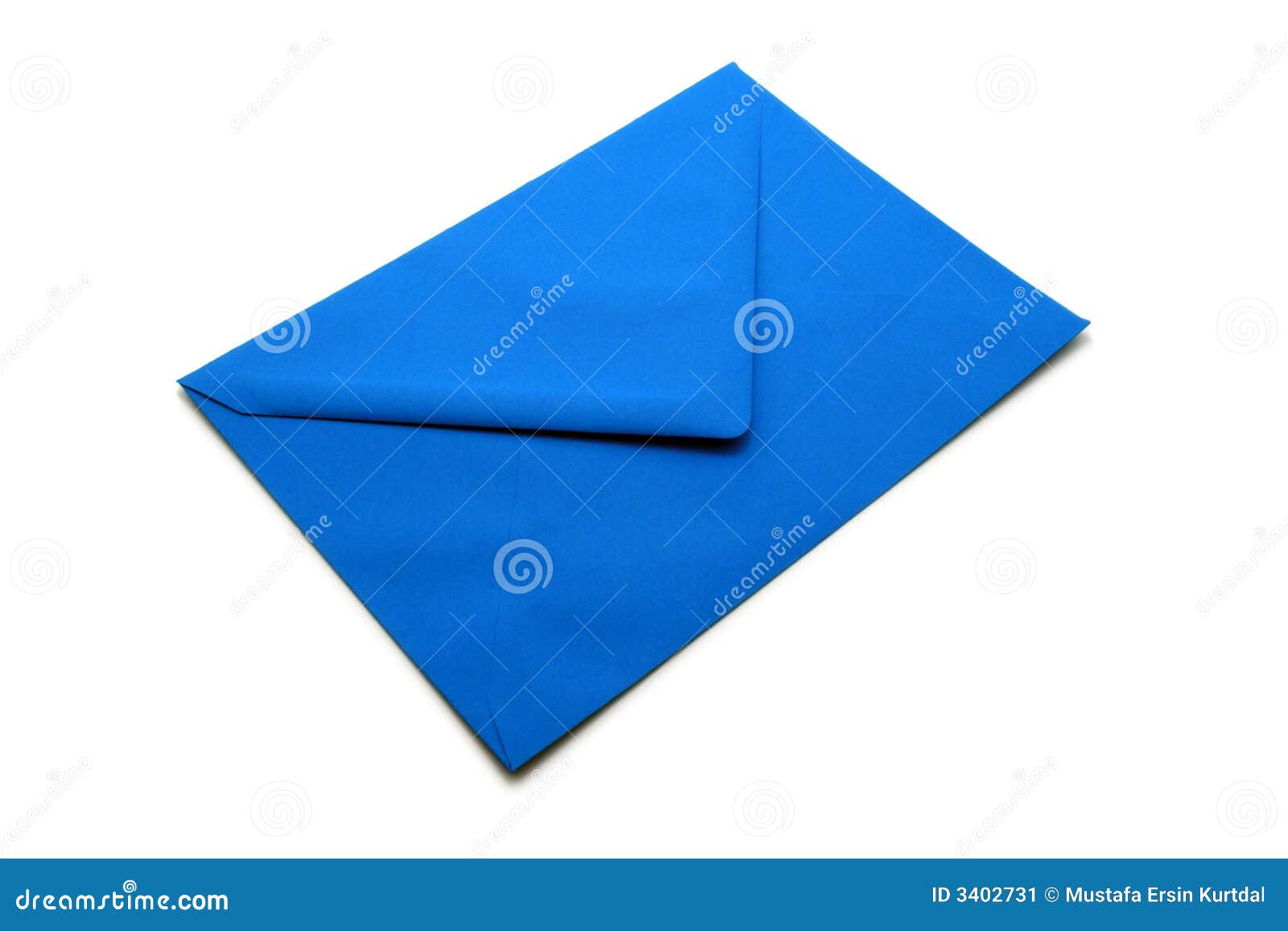 Sobre azul imagen de archivo. Imagen de blanco, mensaje - 3402731, image size:1600x1157