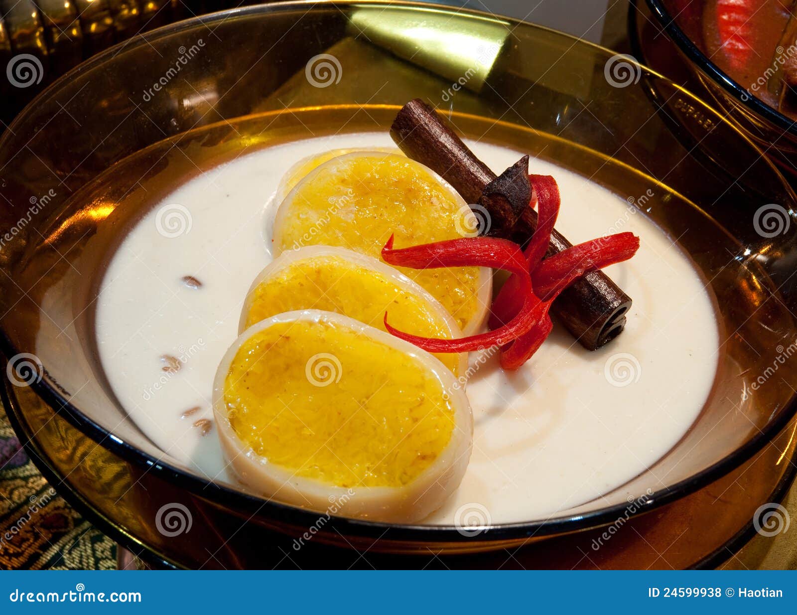 Sobremesa Glutinosa Do Arroz Do Malay Foto de Stock - Imagem de